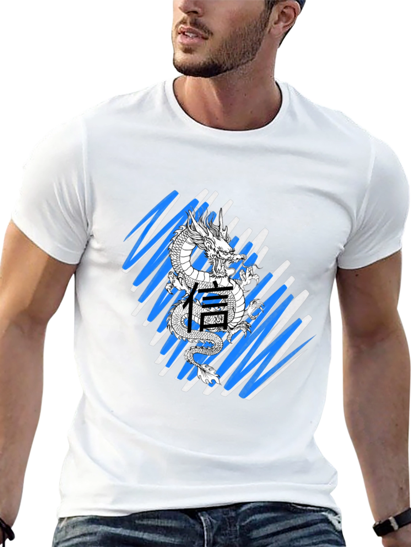 Dragon Graphic T-Shirt - Black