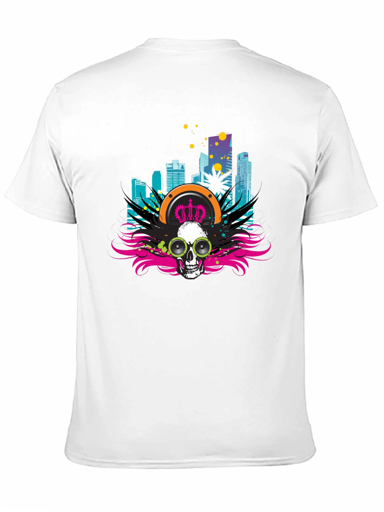 Skull City Black T-Shirt