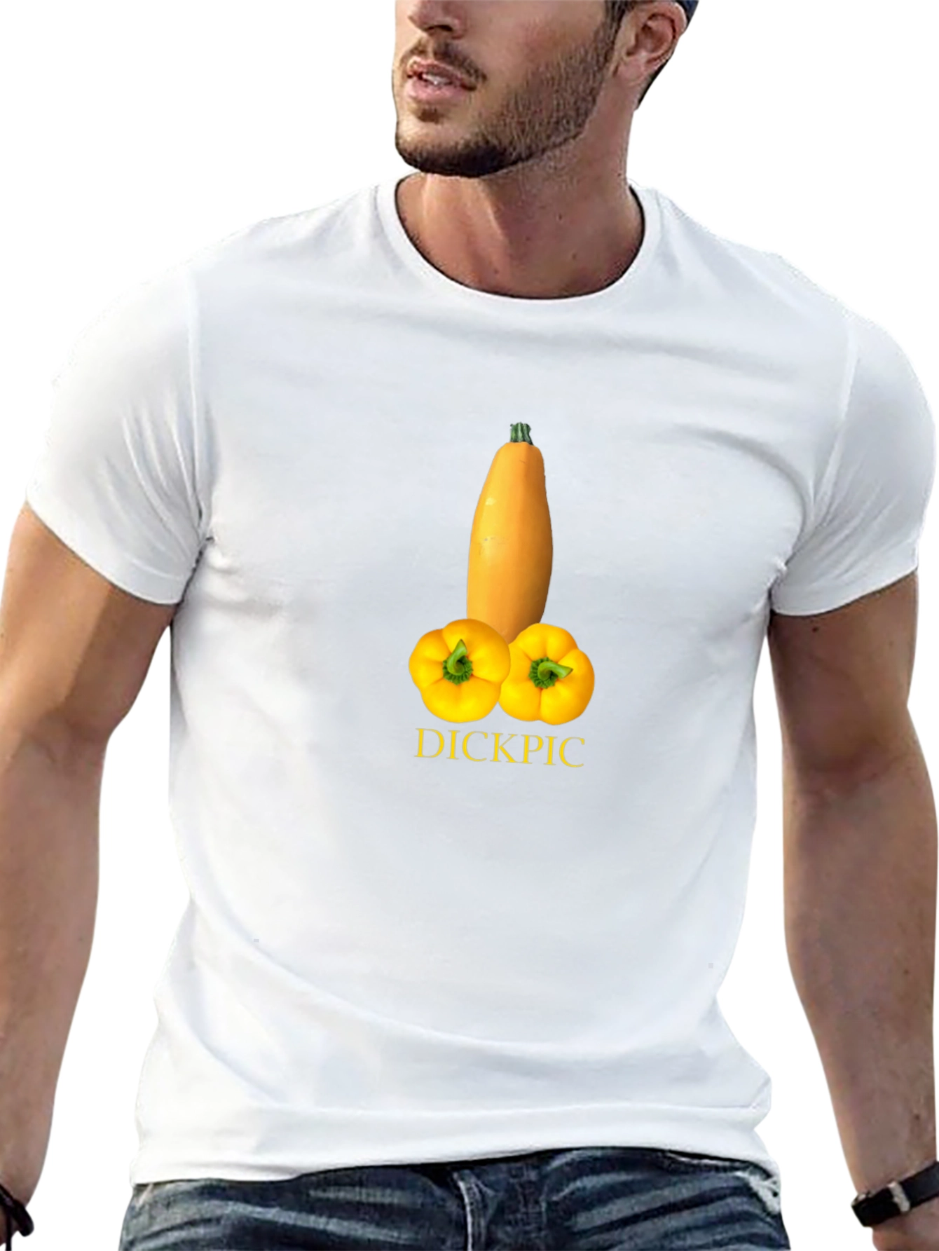 Humorous DICKPIC Graphic T-Shirt