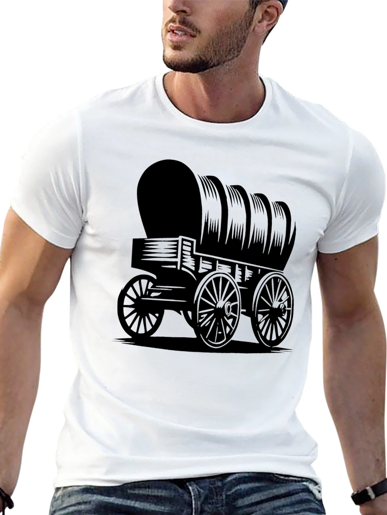 Covered Wagon Graphic Tee