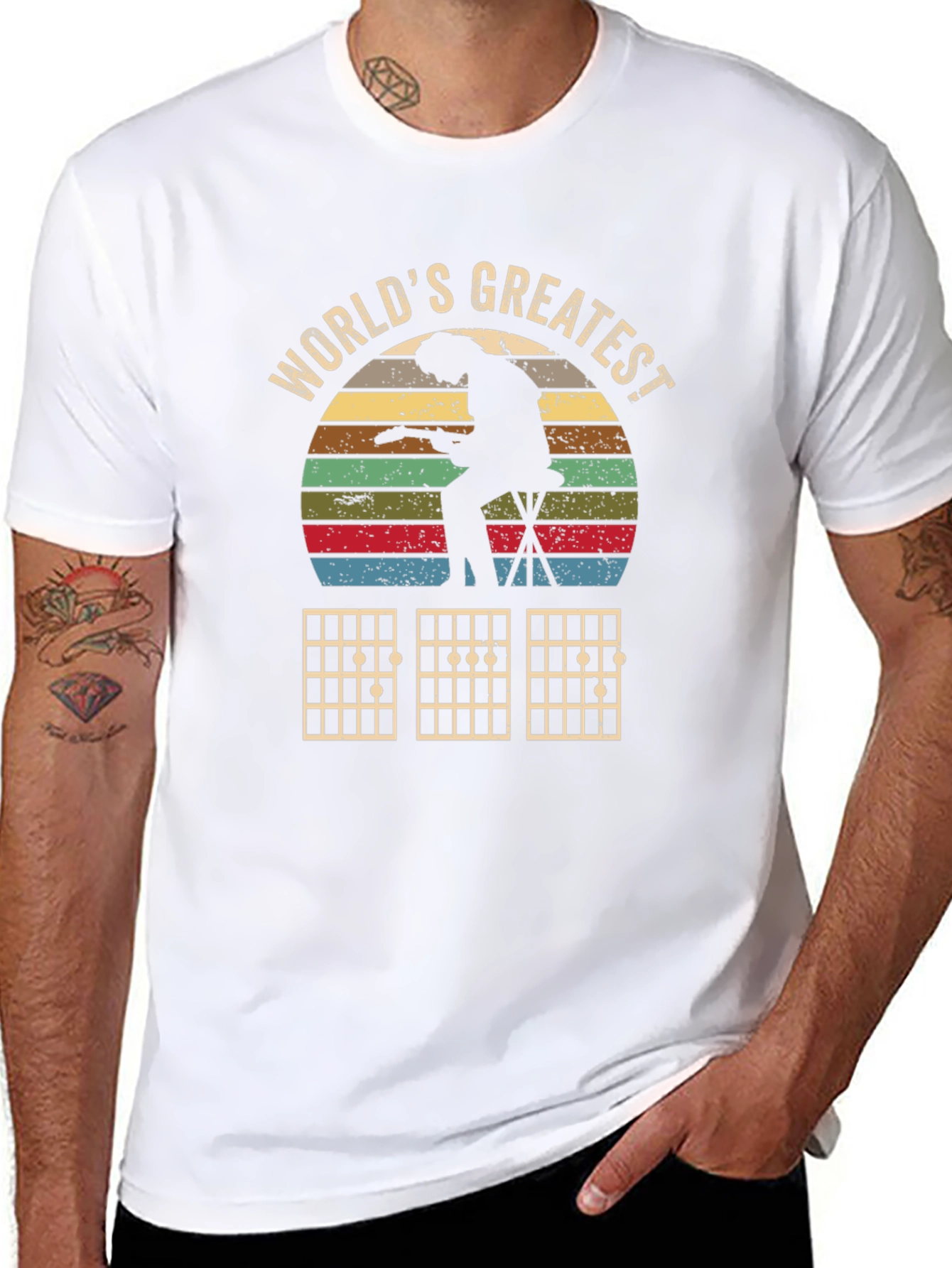 Worlds Greatest Guitarist T-Shirt - Musician Tee