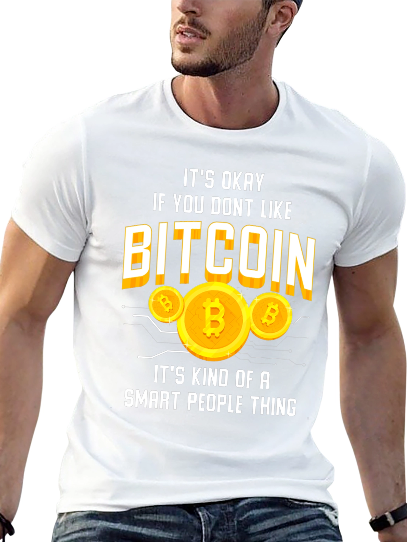 Bitcoin Smart People Thing Graphic T-Shirt