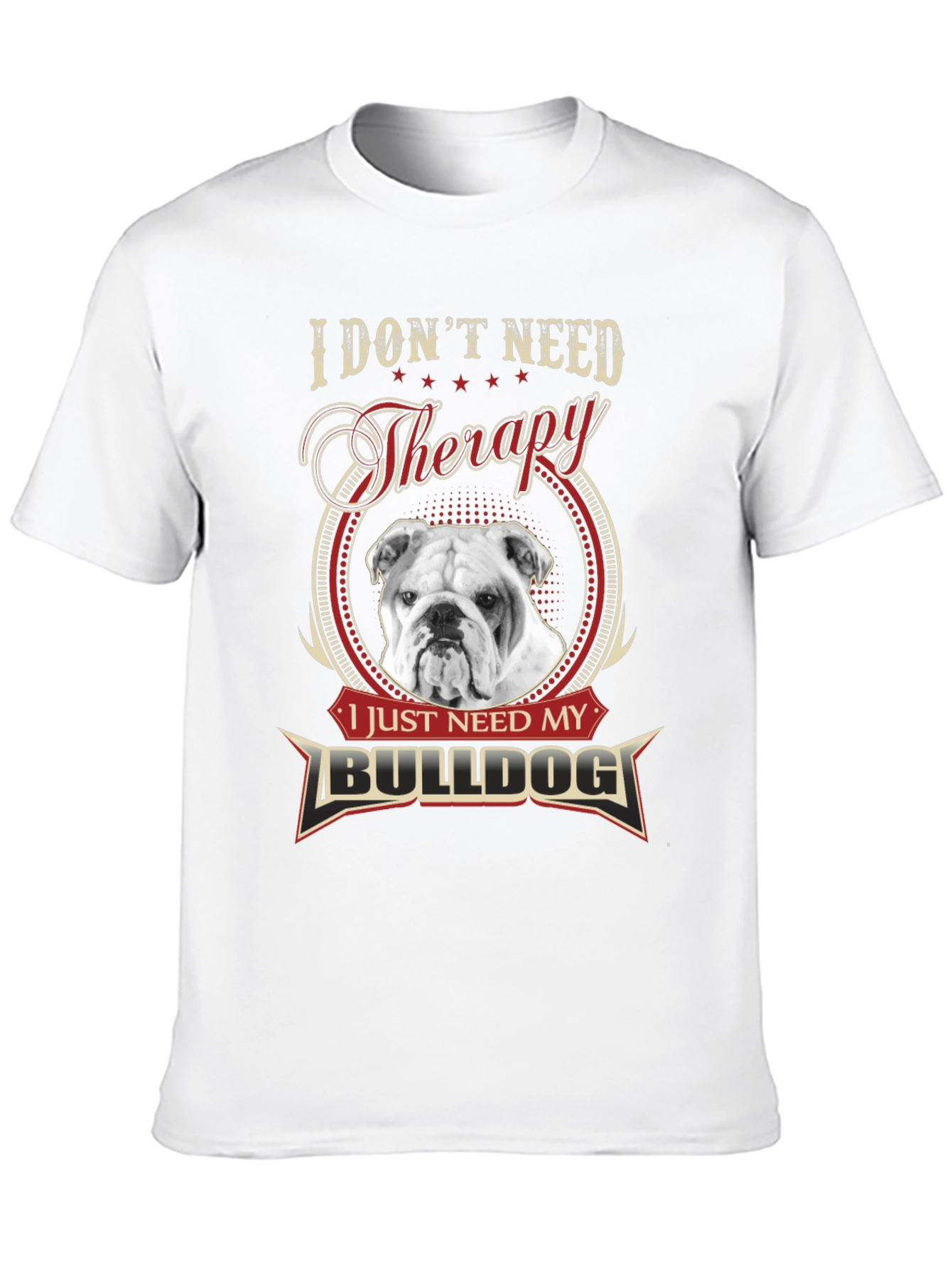 Bulldog Therapy Graphic Tee