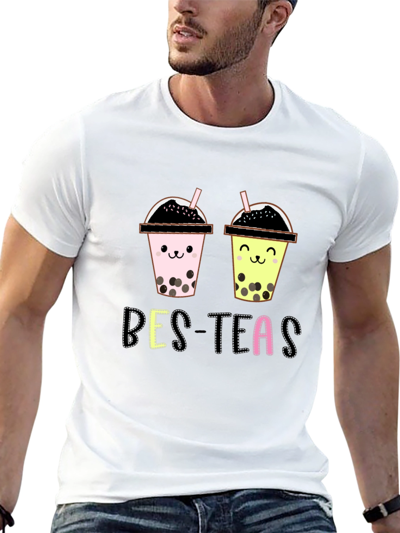 Bes-Teas Bubble Tea Graphic T-Shirt