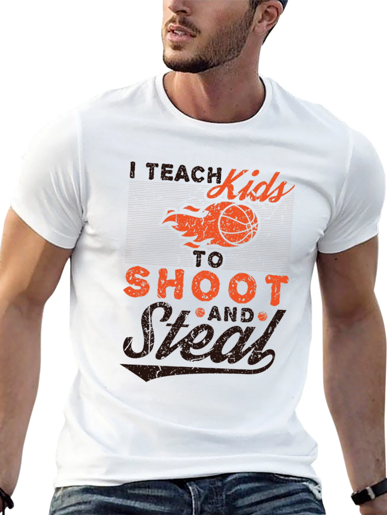 I Teach Kids to Shoot & Steal T-Shirt