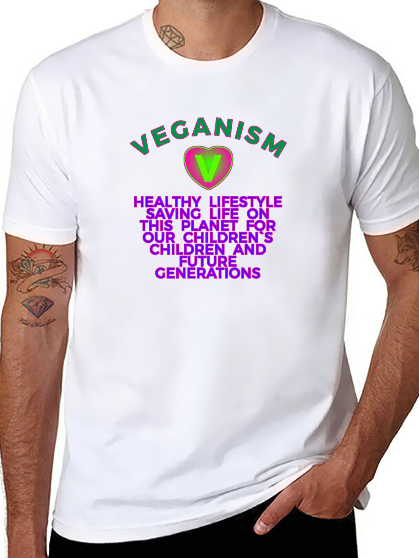 Veganism T-Shirt: Healthy Lifestyle Tee