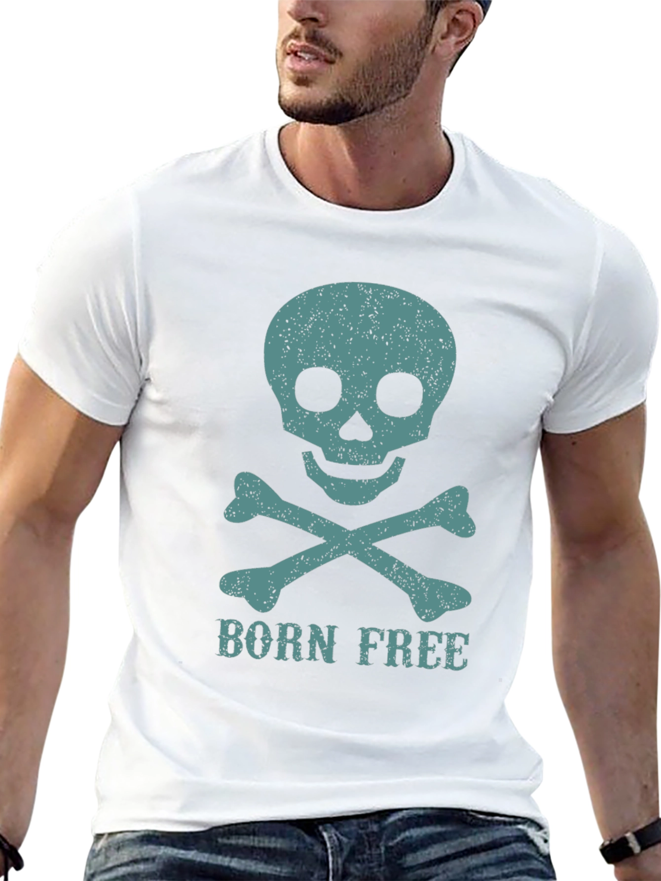 Born Free Skull T-Shirt