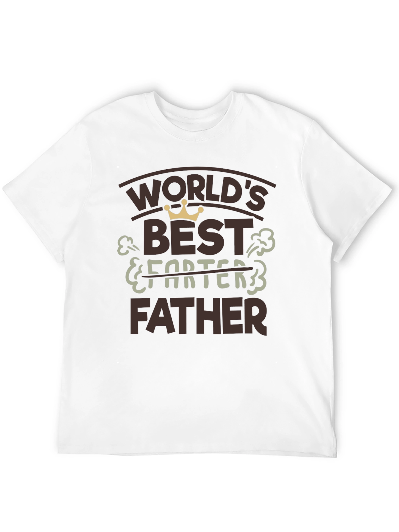 Worlds Best Farter Father Black T-Shirt