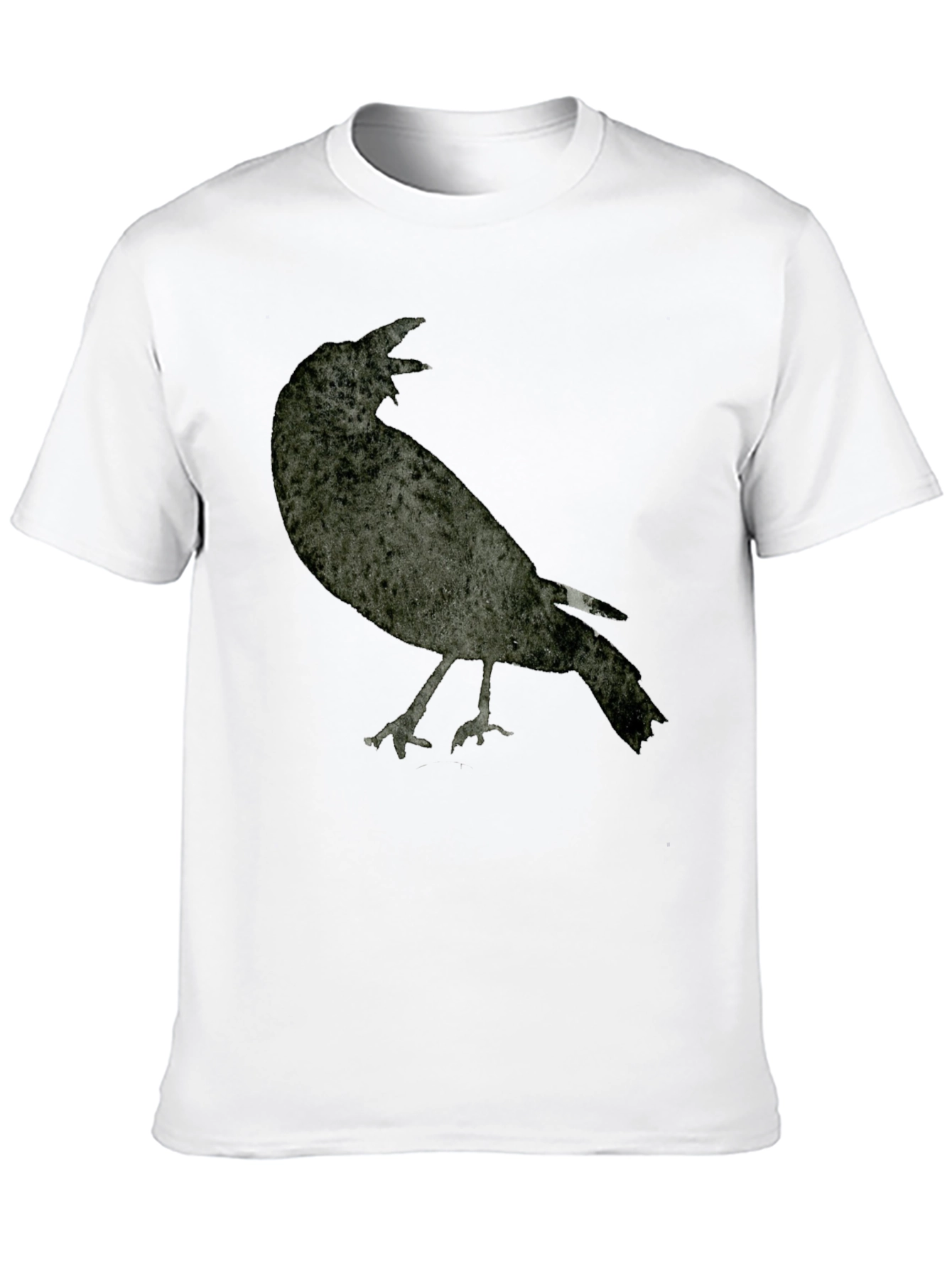 Raven Graphic T-Shirt - Black Crow Tee