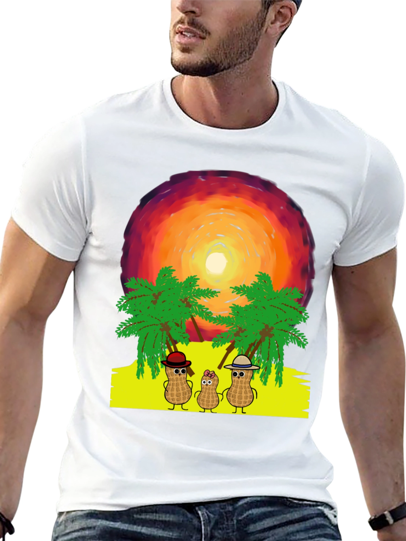 Peanut Family Vacation Graphic Tee