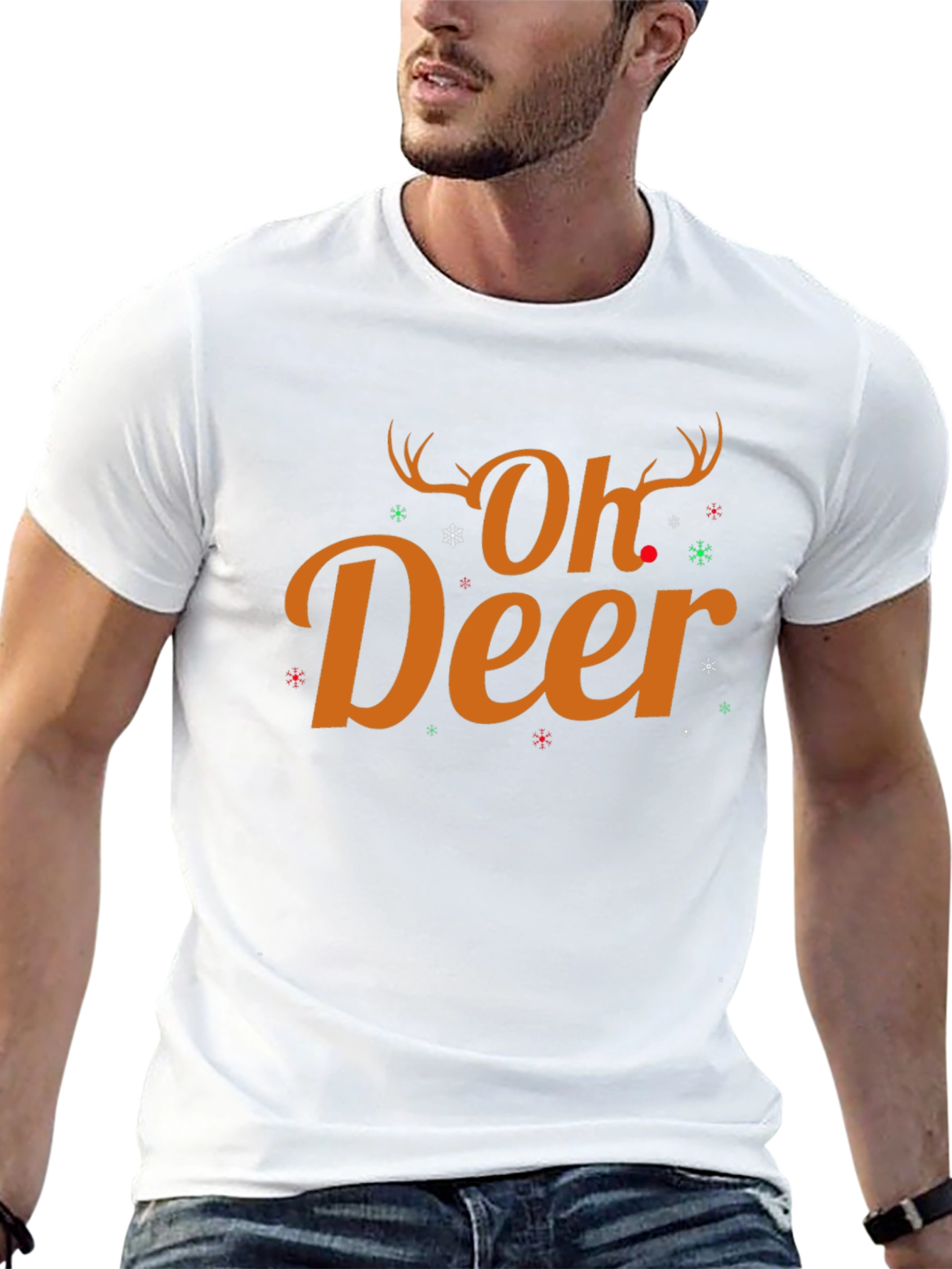 Oh Deer Christmas Graphic Tee