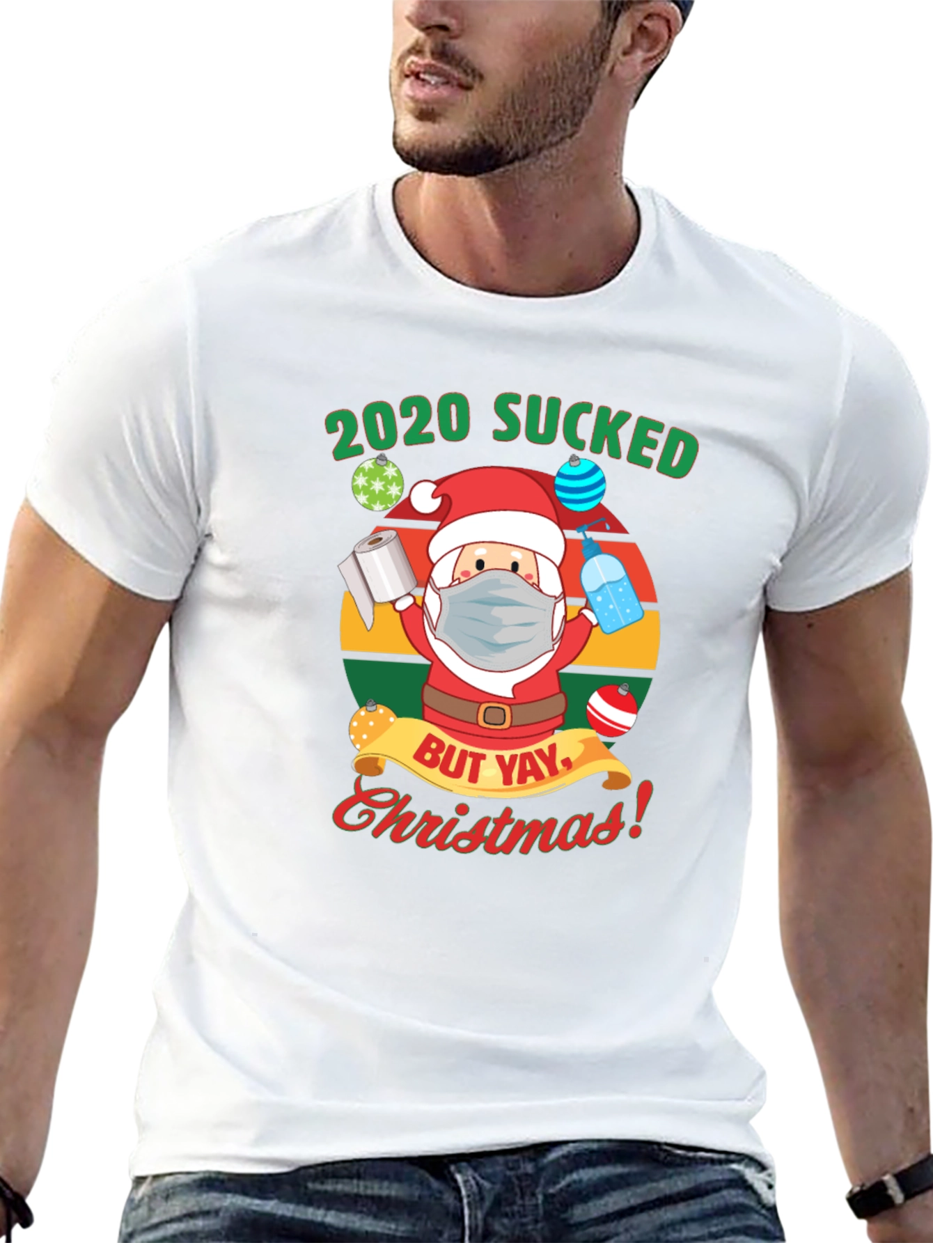 2020 Sucked But Yay Christmas Graphic Tee