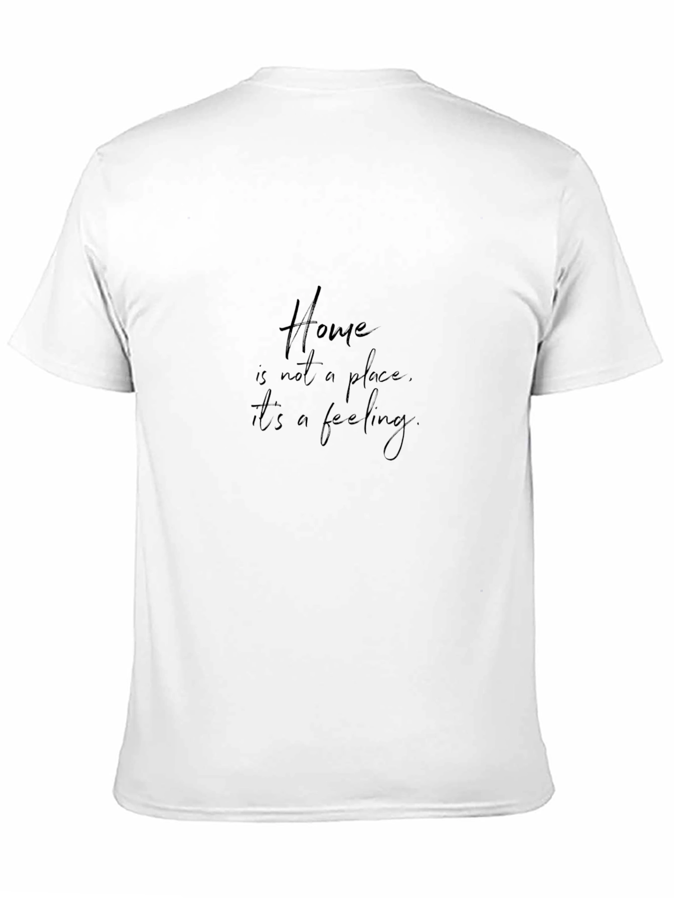 Home Is A Feeling Black T-Shirt