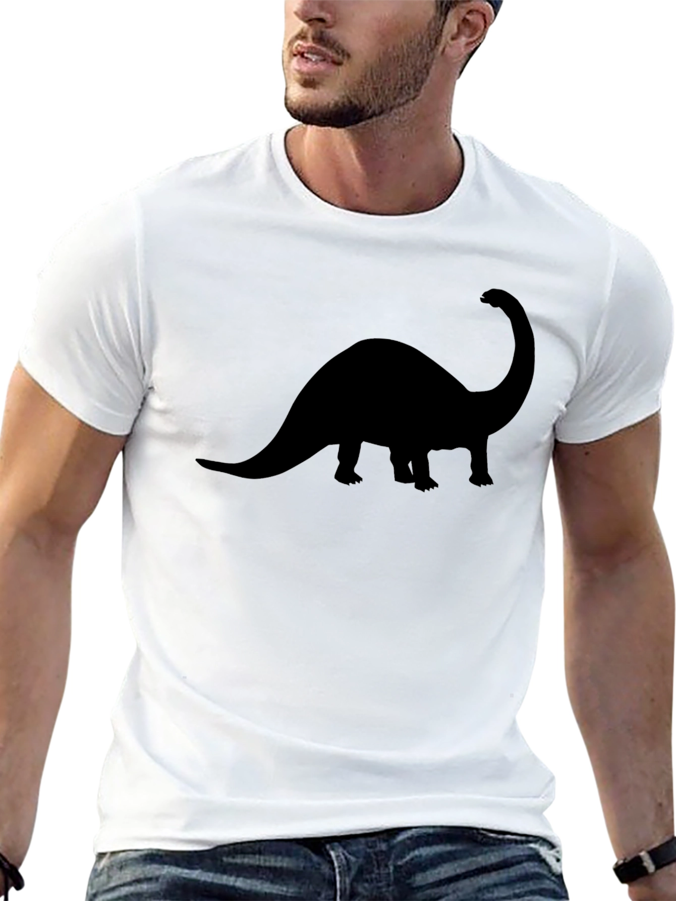 Dinosaur Graphic Black T-Shirt