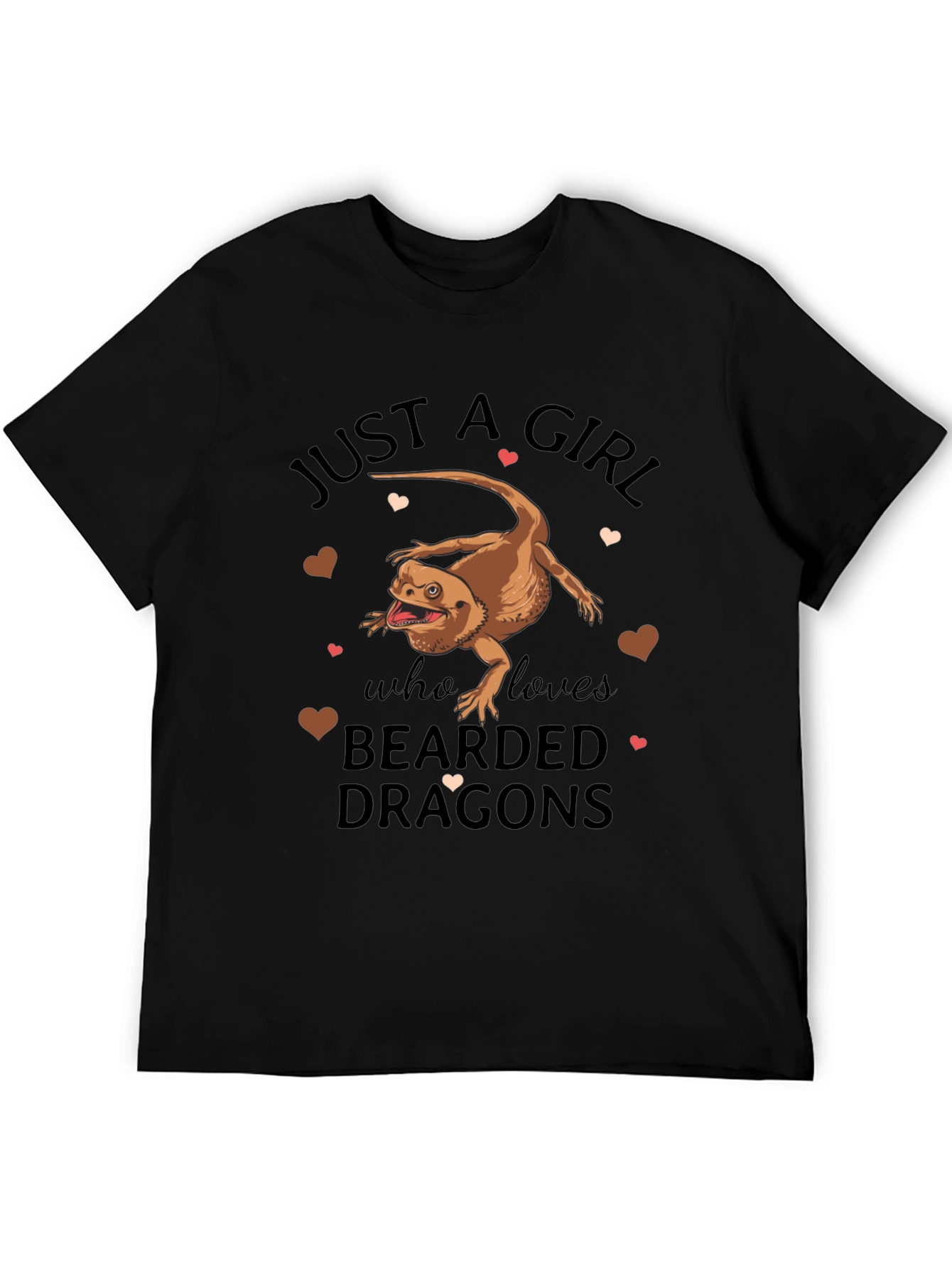 Just a Girl Who Loves Bearded Dragons T-Shirt