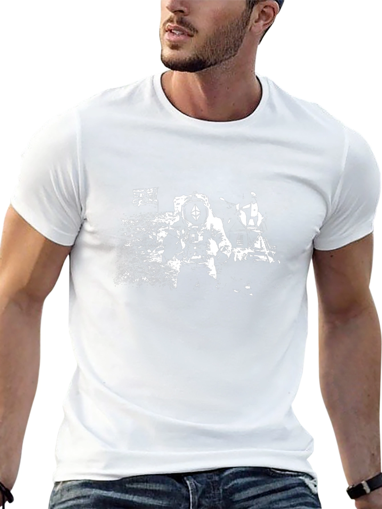 Ethereum to the Moon T-Shirt - Crypto Astronaut