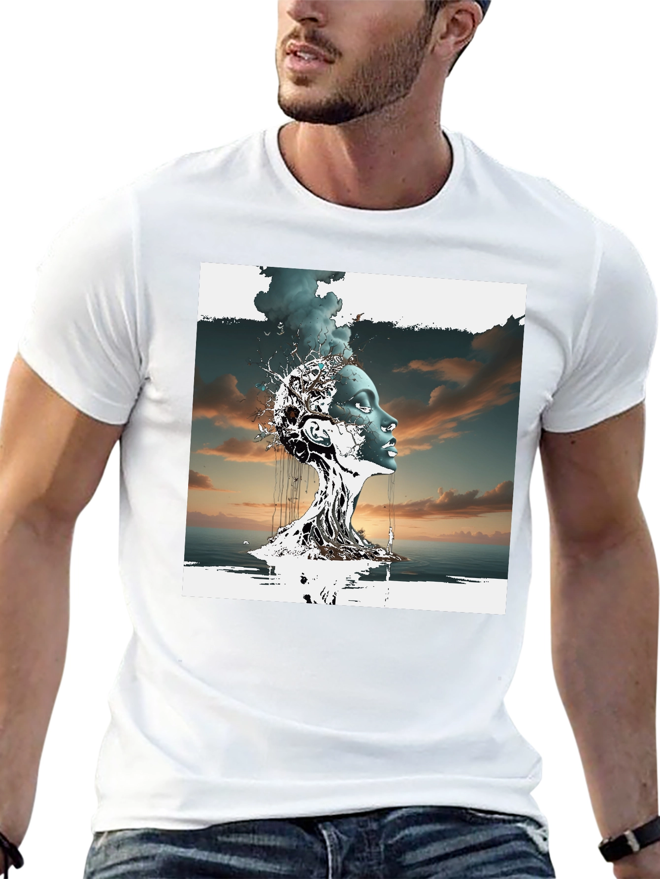 Abstract Woman Graphic T-Shirt