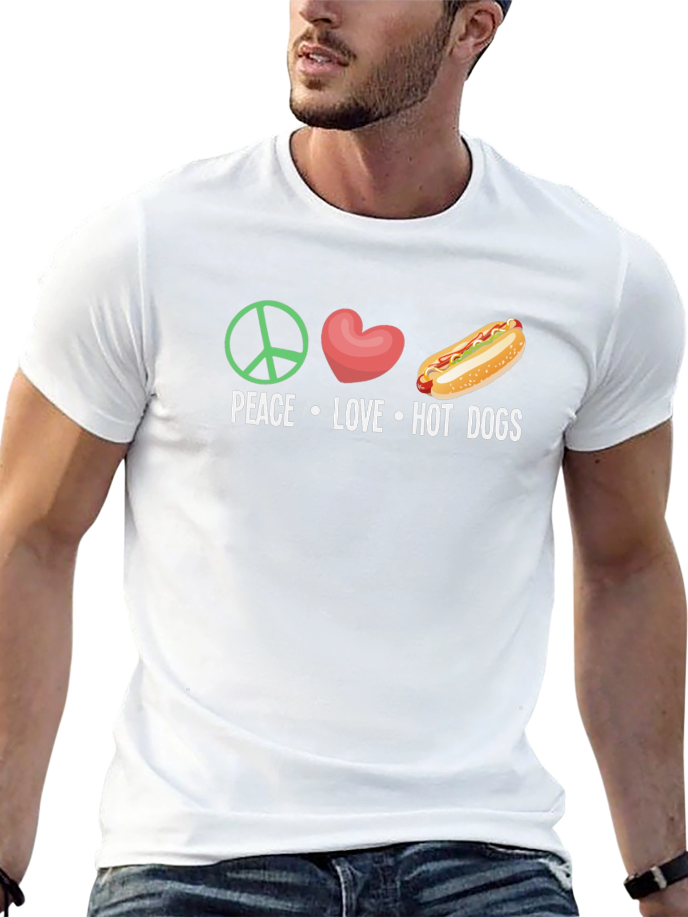 Peace Love Hot Dogs T-Shirt