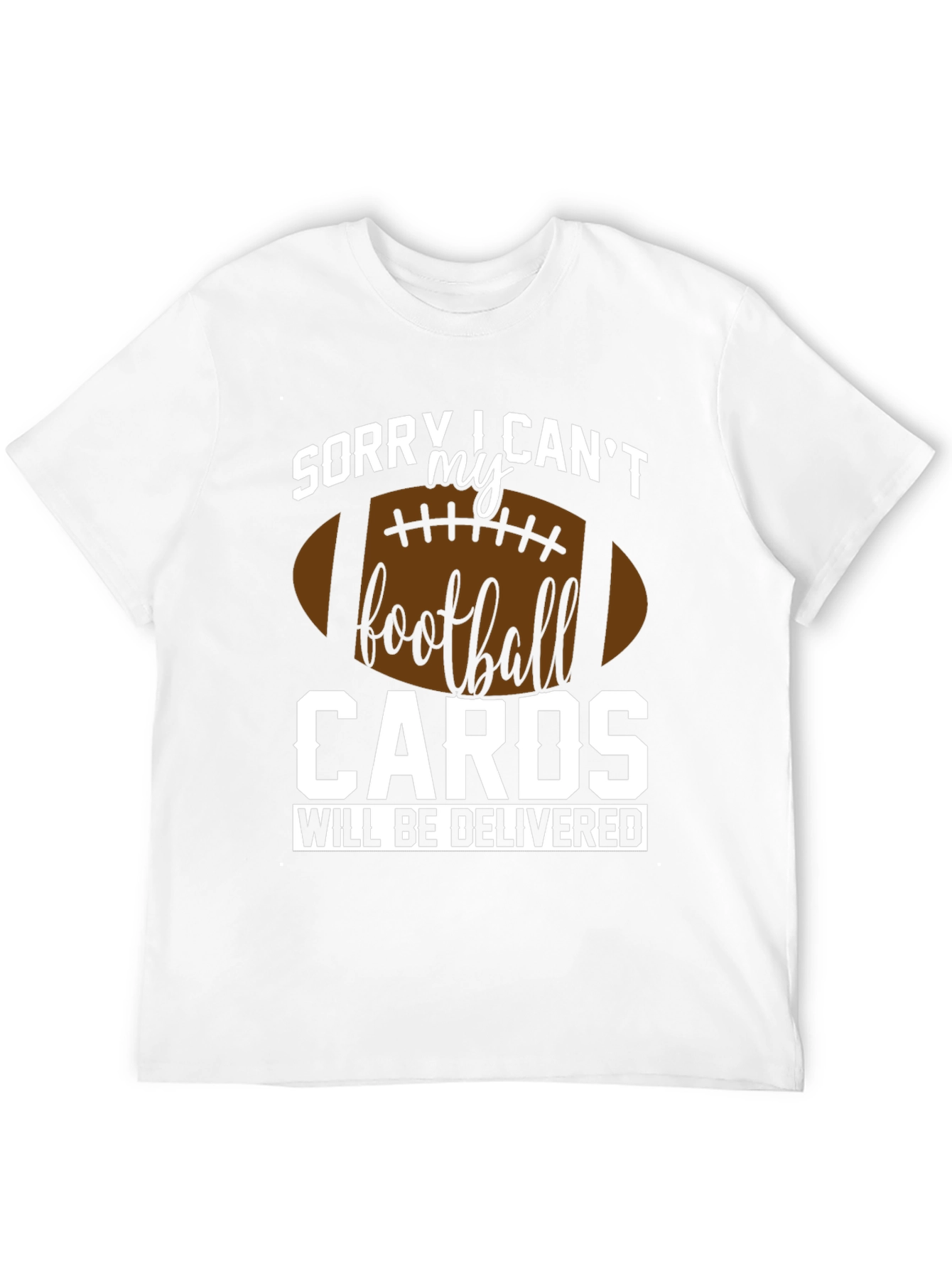 Funny Football Cards Delivery T-Shirt