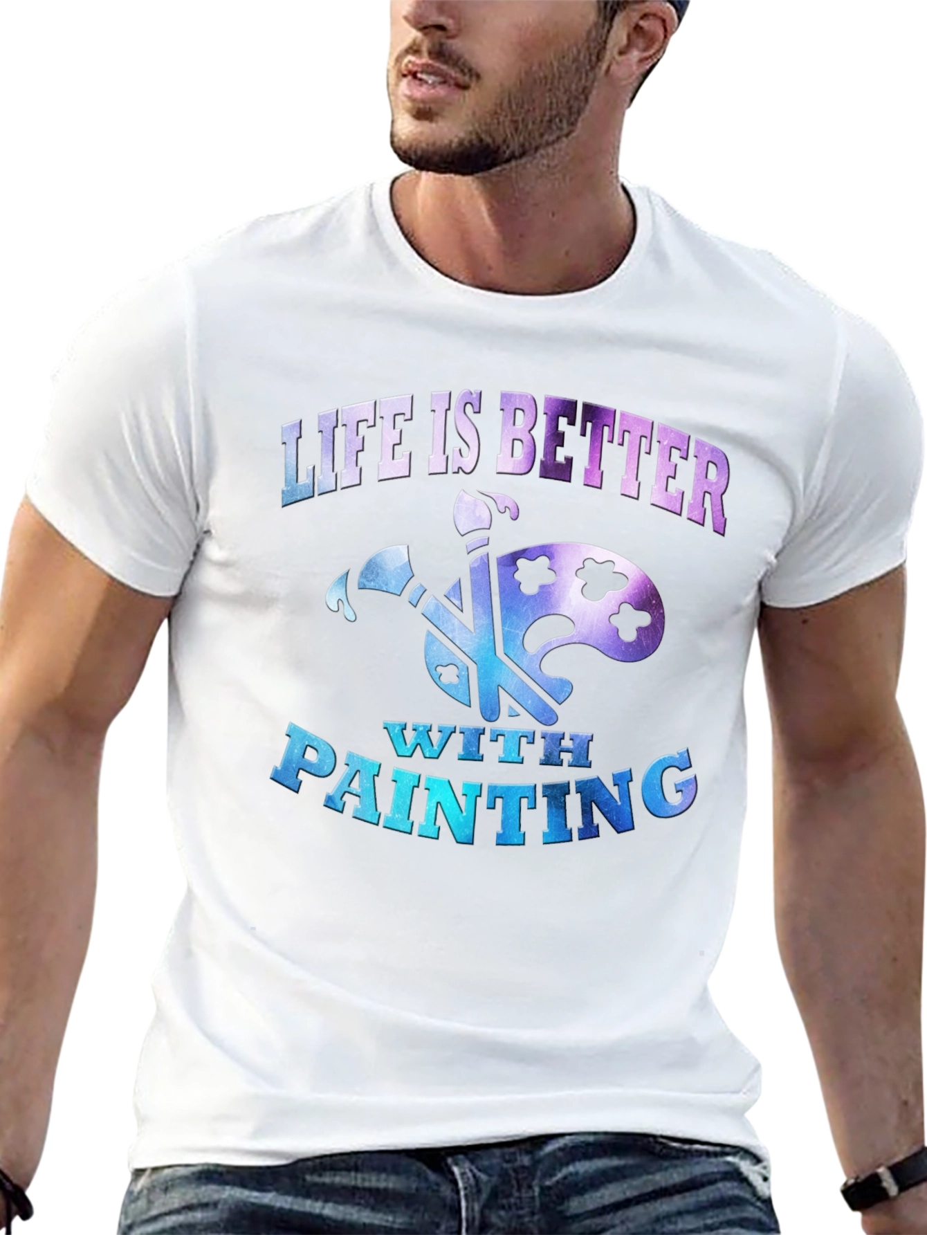 Life is Better with Painting T-Shirt