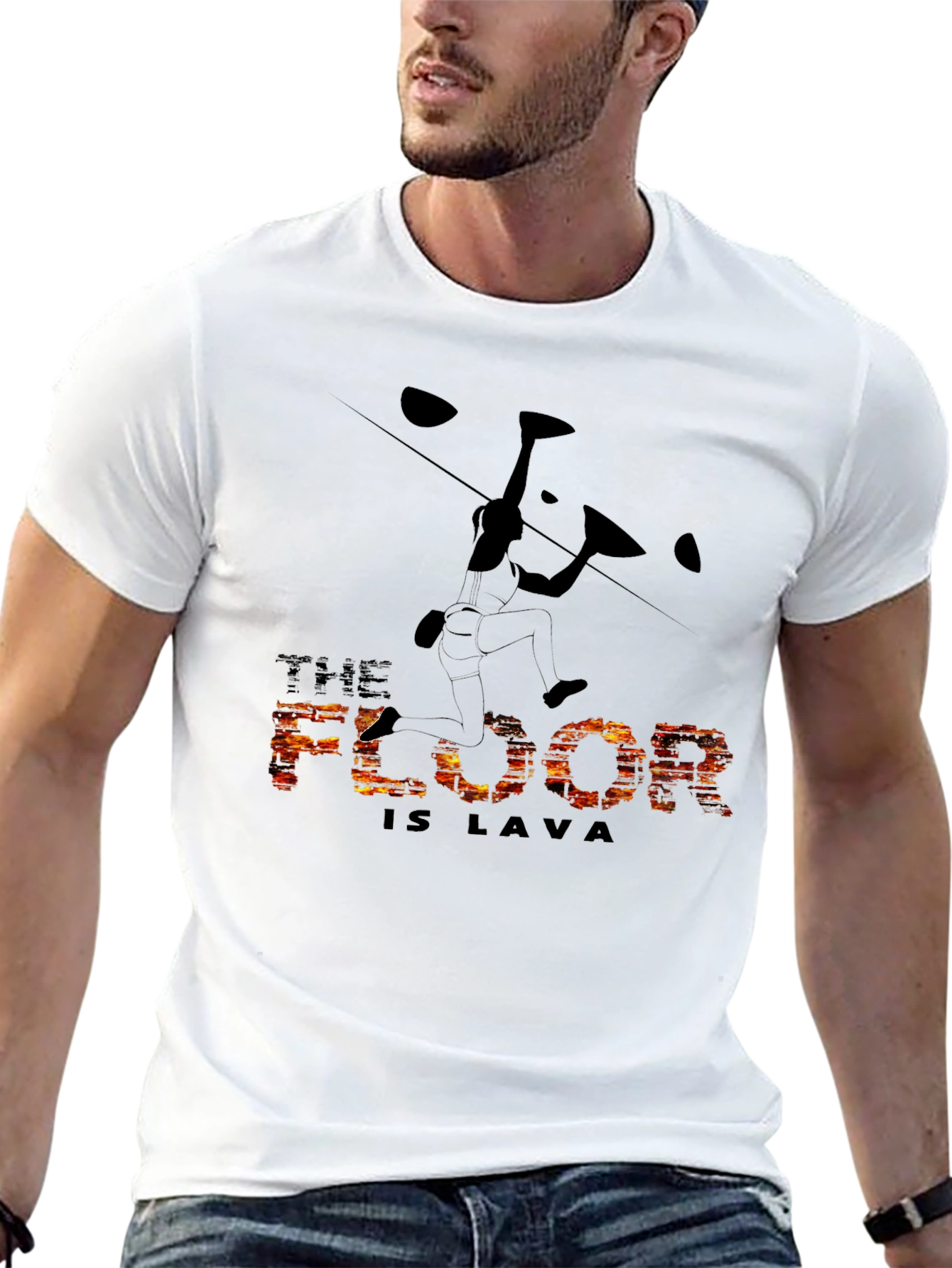 The Floor Is Lava Climbing T-Shirt