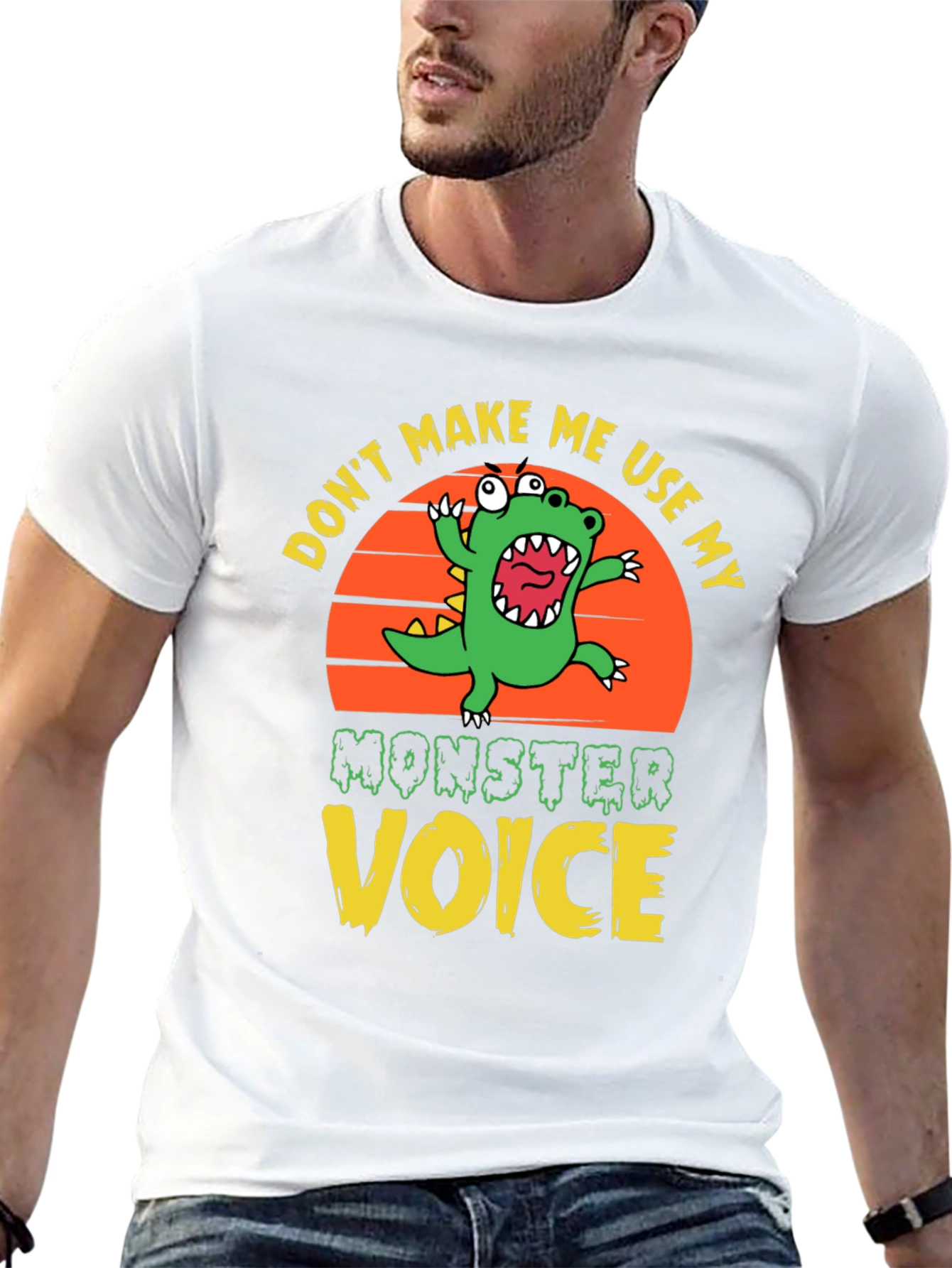 Dont Make Me Use My Monster Voice Graphic Tee