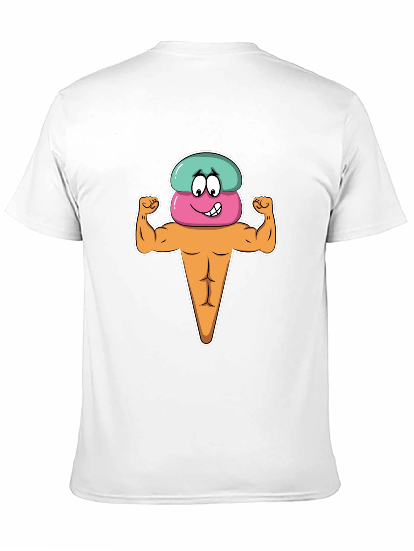 Funny Ice Cream Muscle T-Shirt