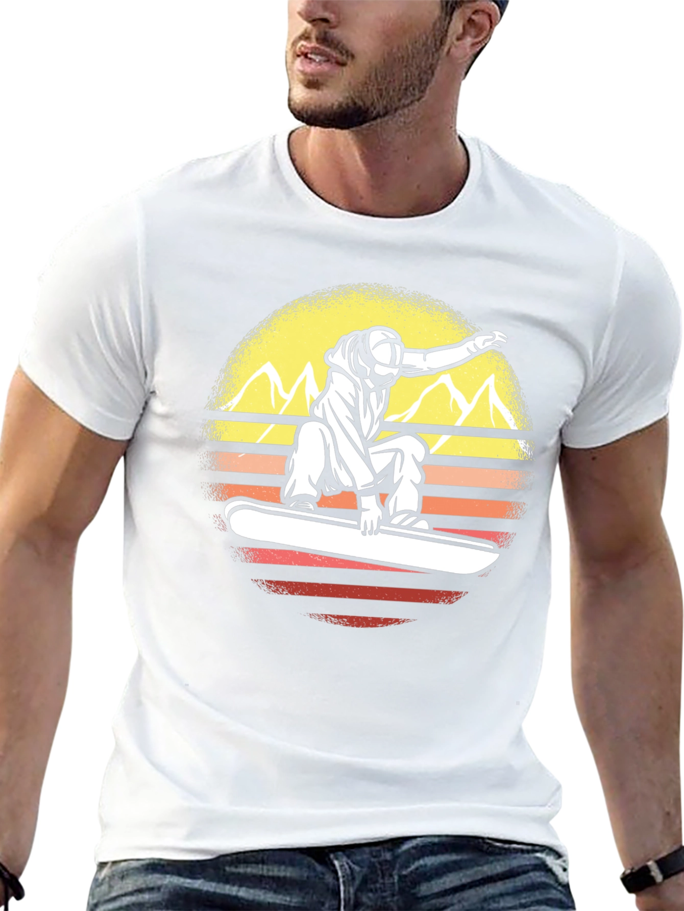 Retro Snowboard T-Shirt