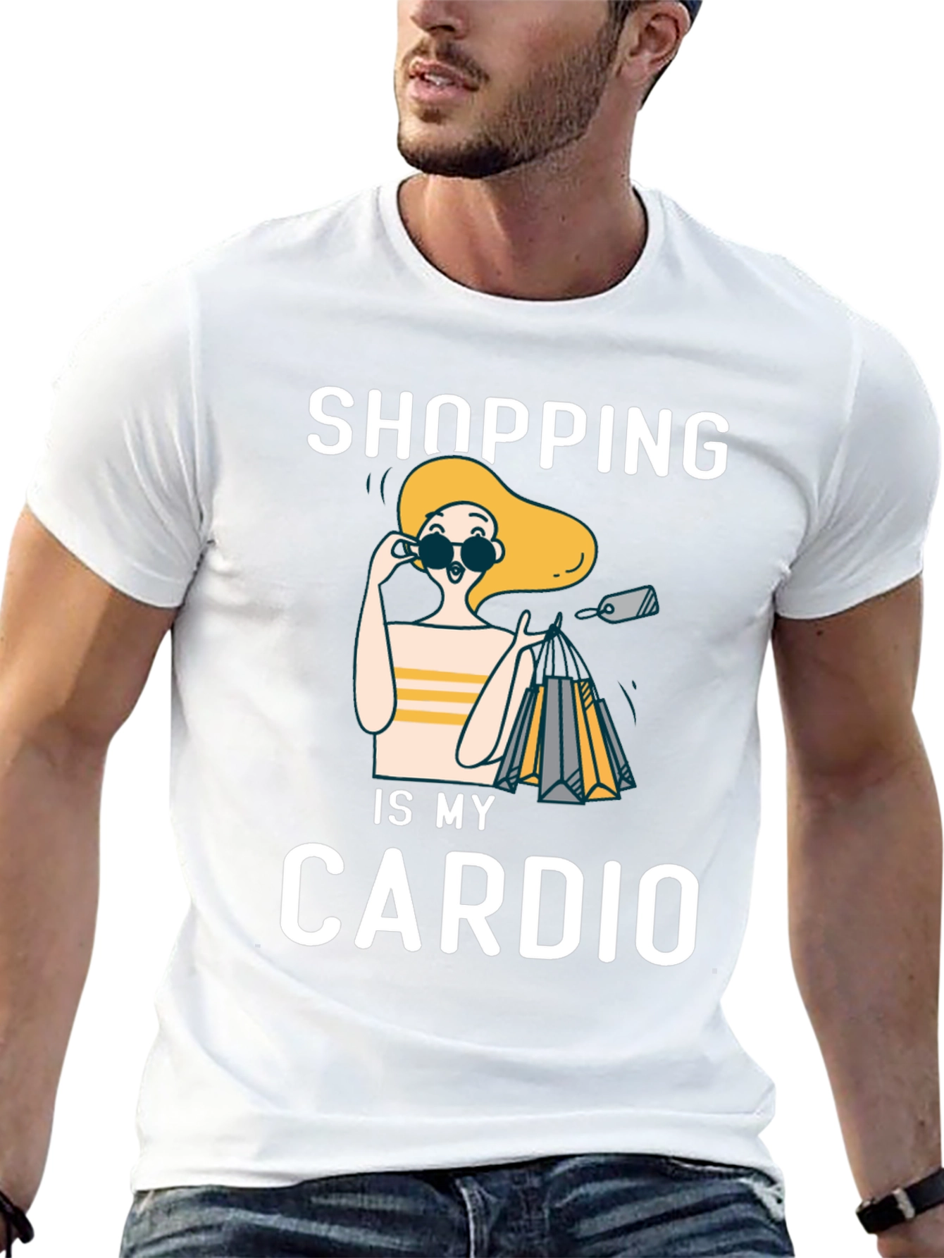 Shopping is My Cardio Graphic Tee
