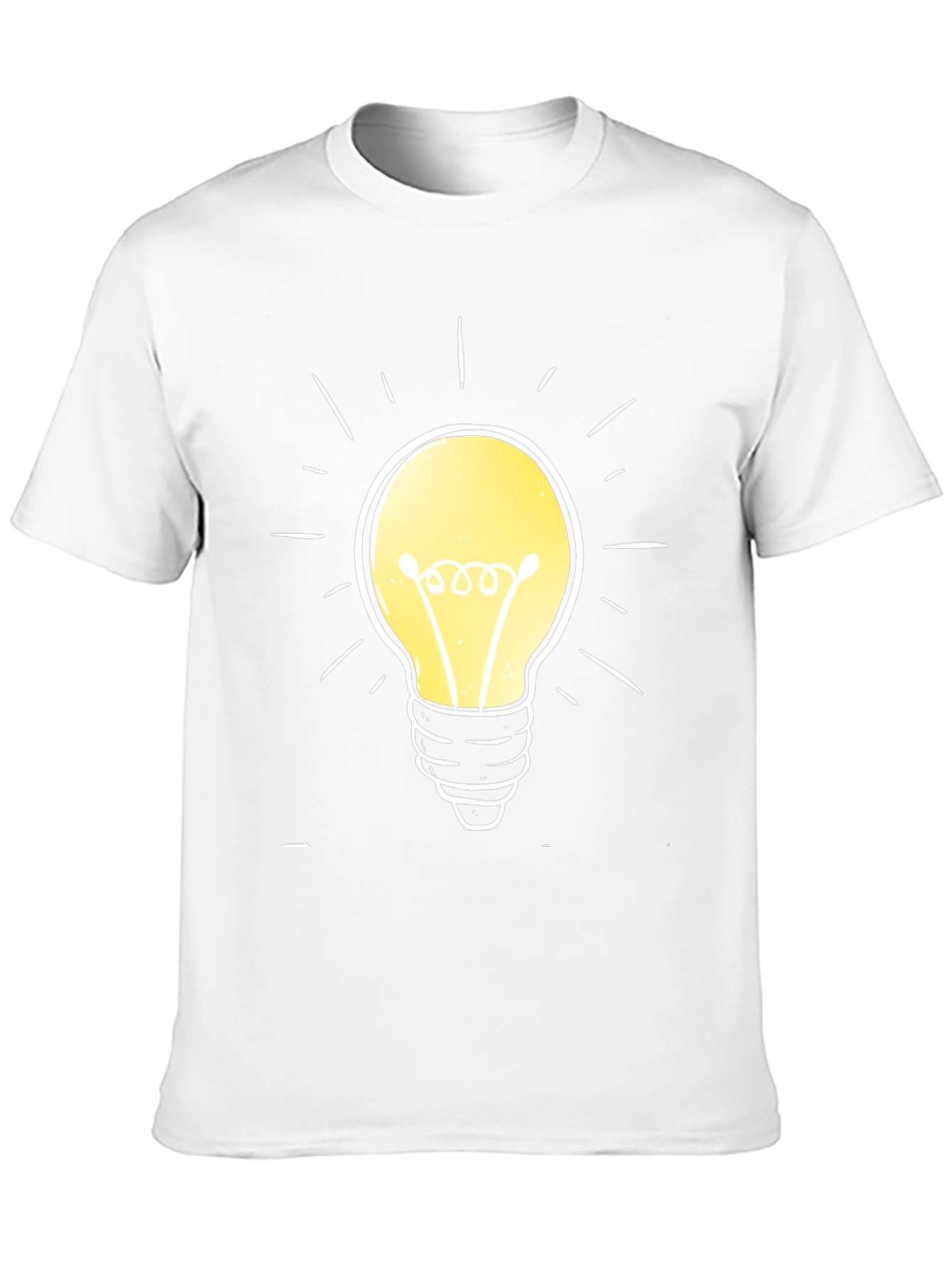 Bright Idea T-Shirt - Cotton Crew Neck Tee