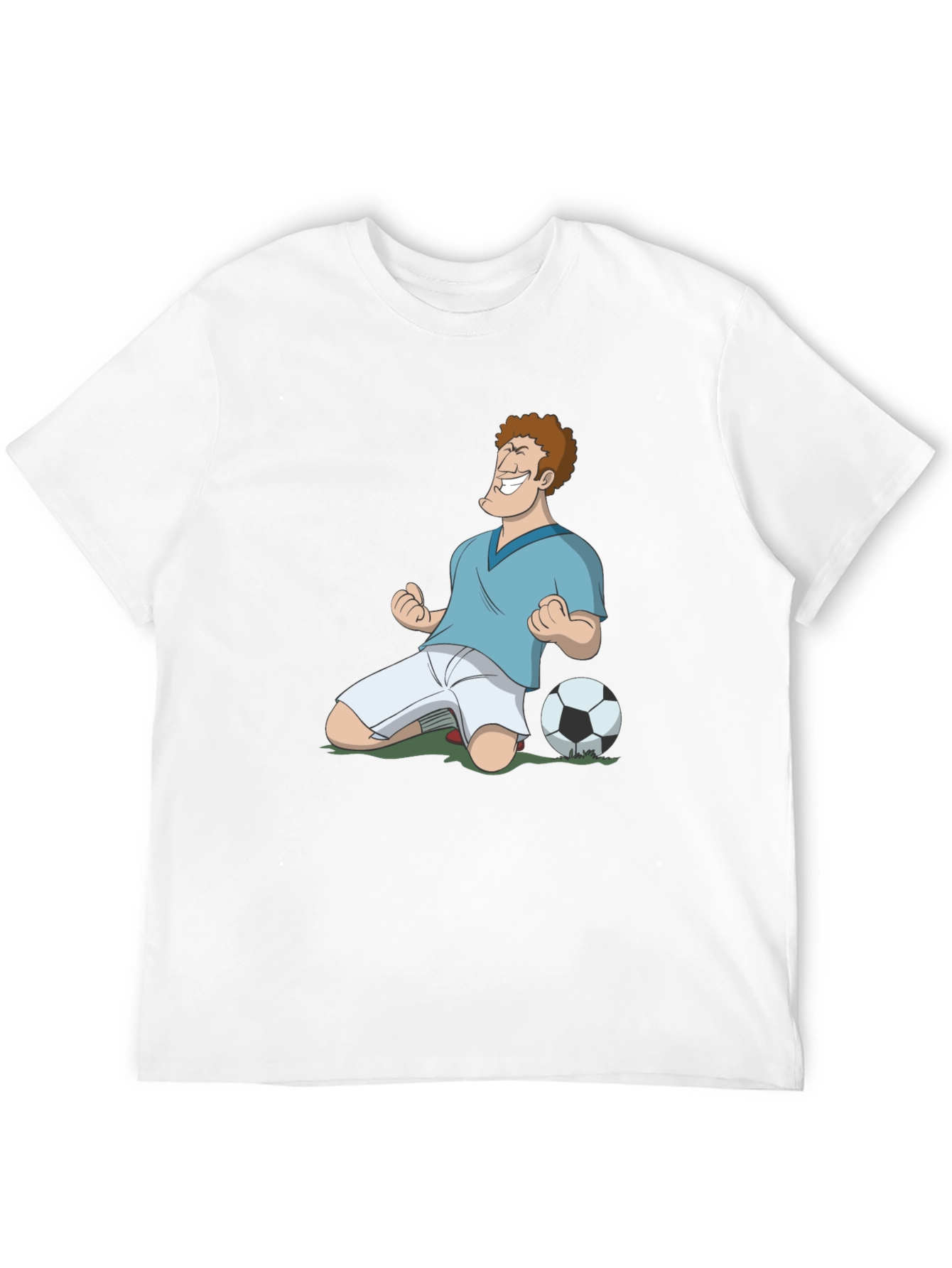 Cartoon Soccer Fan T-Shirt