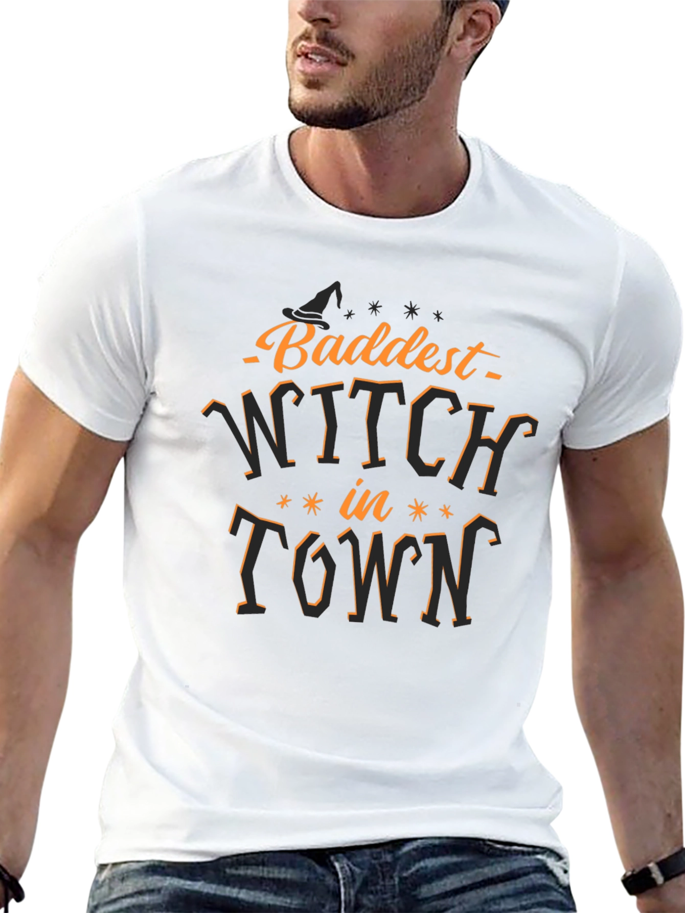Baddest Witch in Town Graphic T-Shirt
