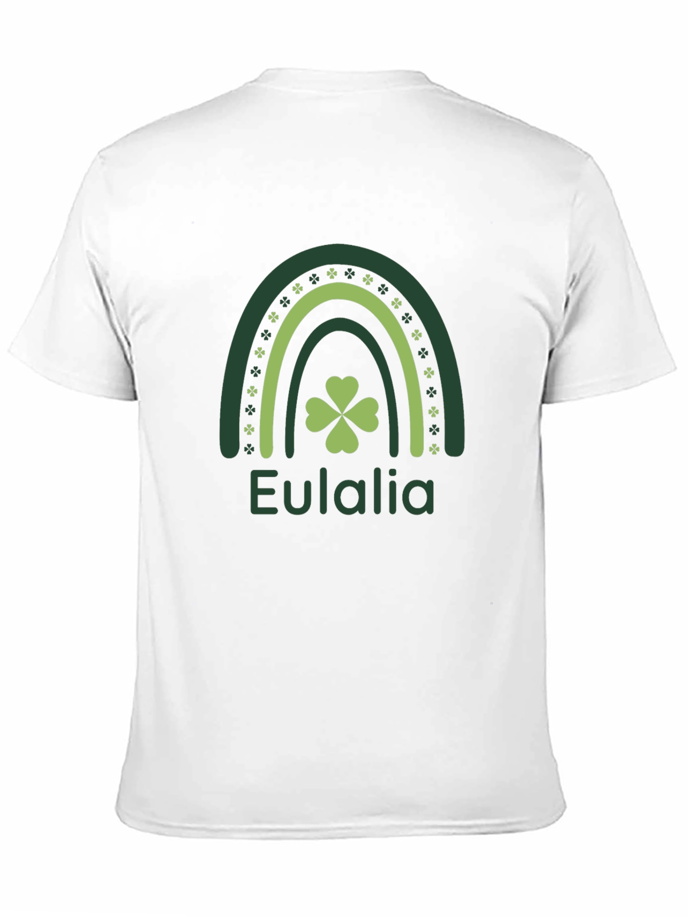 Eulalia St. Patricks Day Rainbow Shamrock T-Shirt