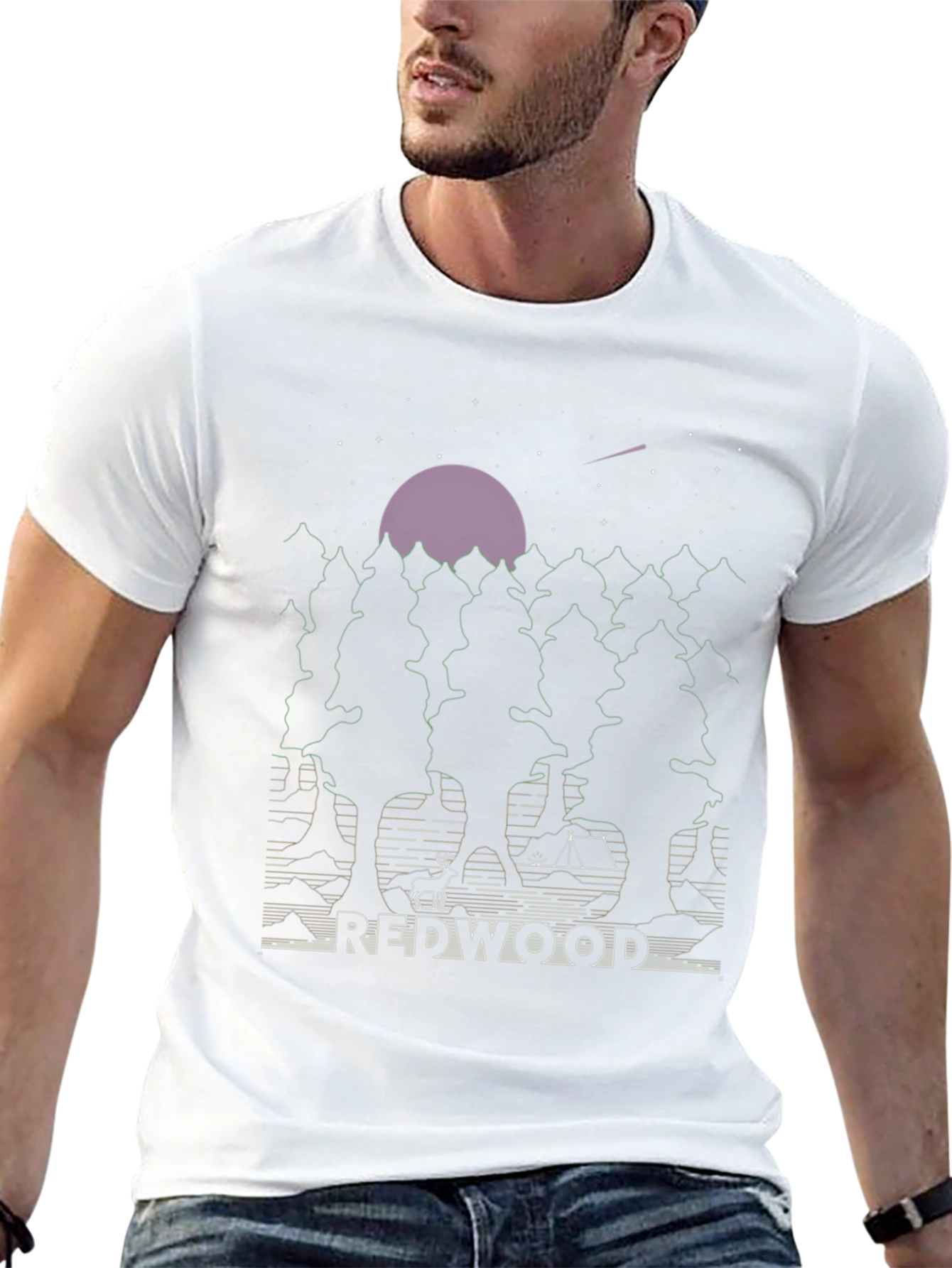 Redwood Forest Graphic T-Shirt