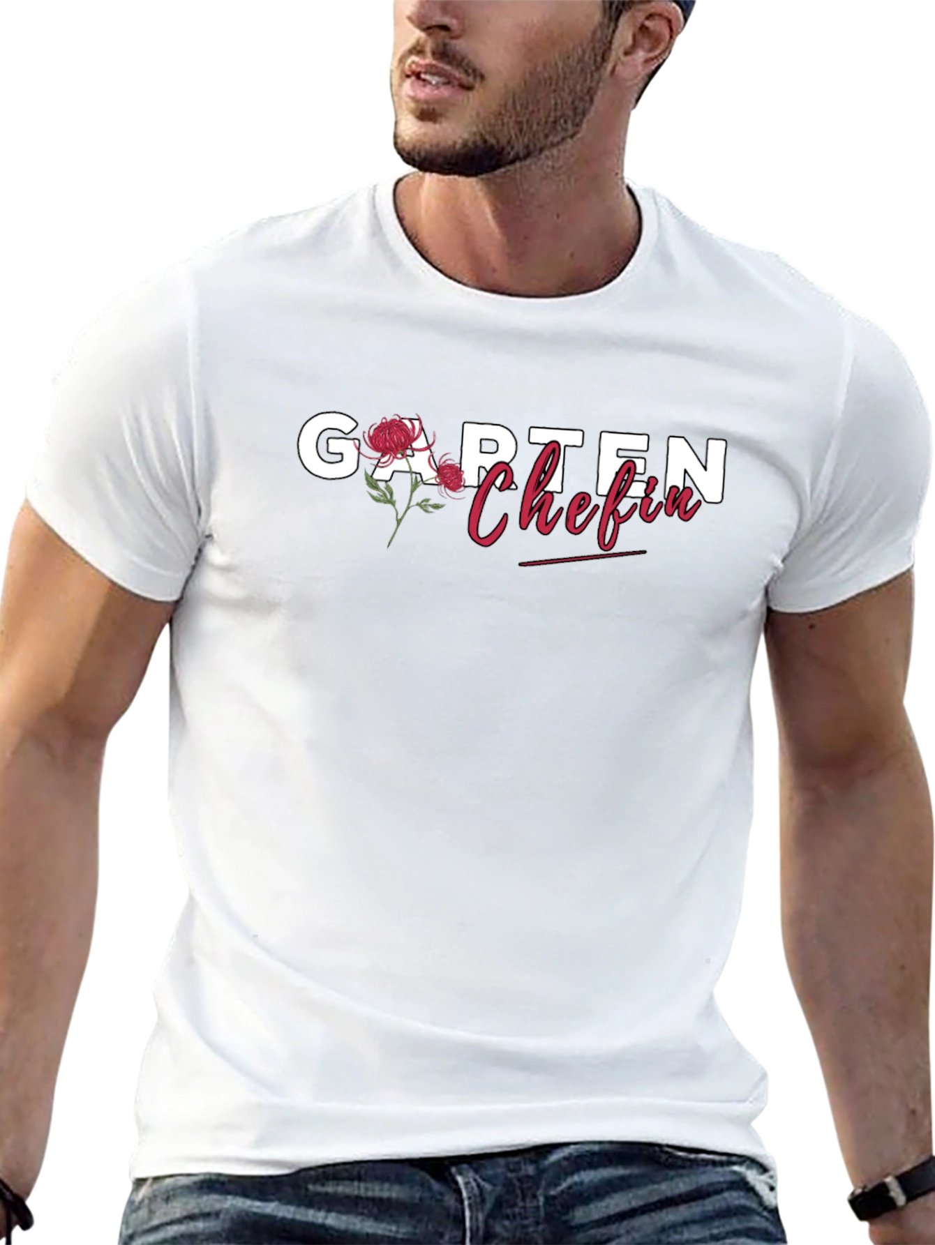 Garten Chefin T-Shirt - Floral Garden Boss Tee