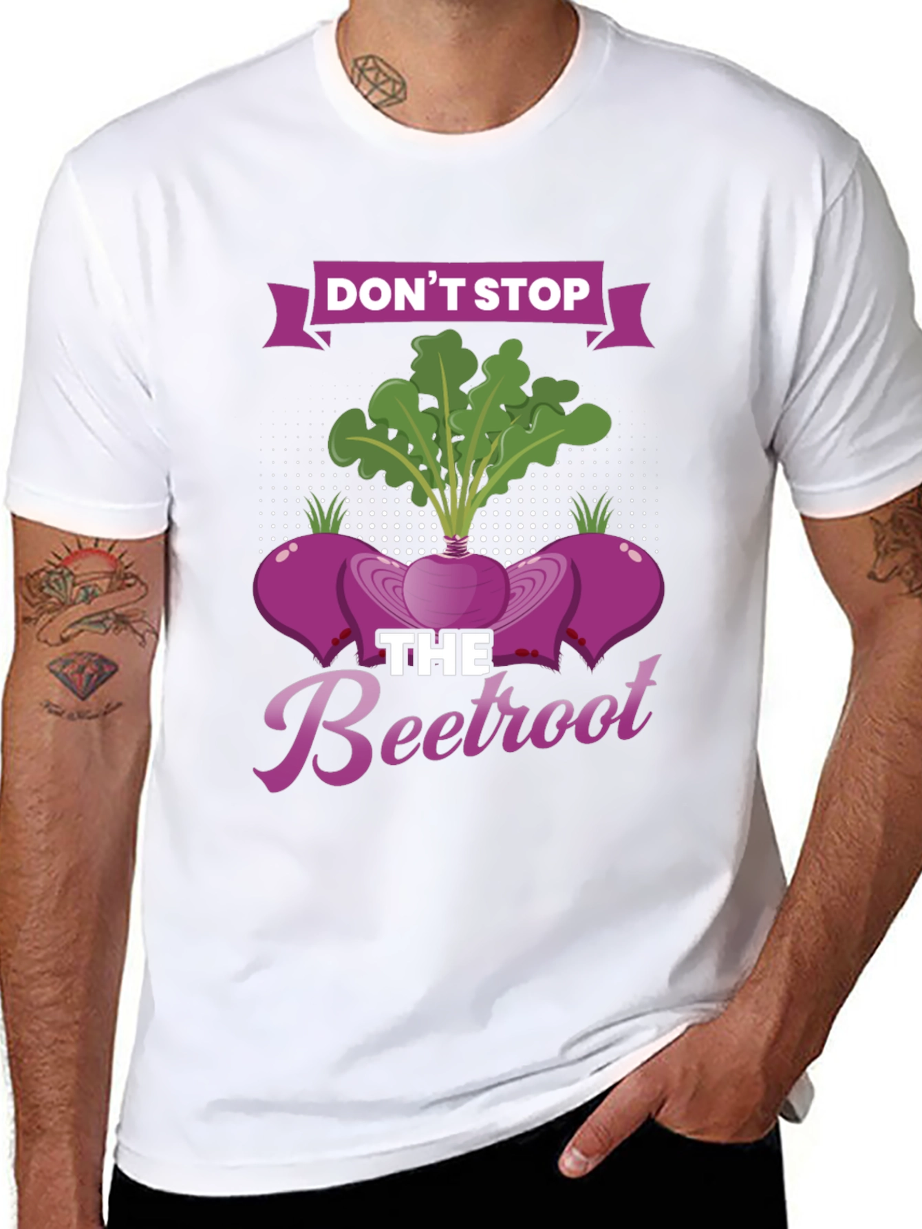 Dont Stop the Beetroot Graphic T-Shirt