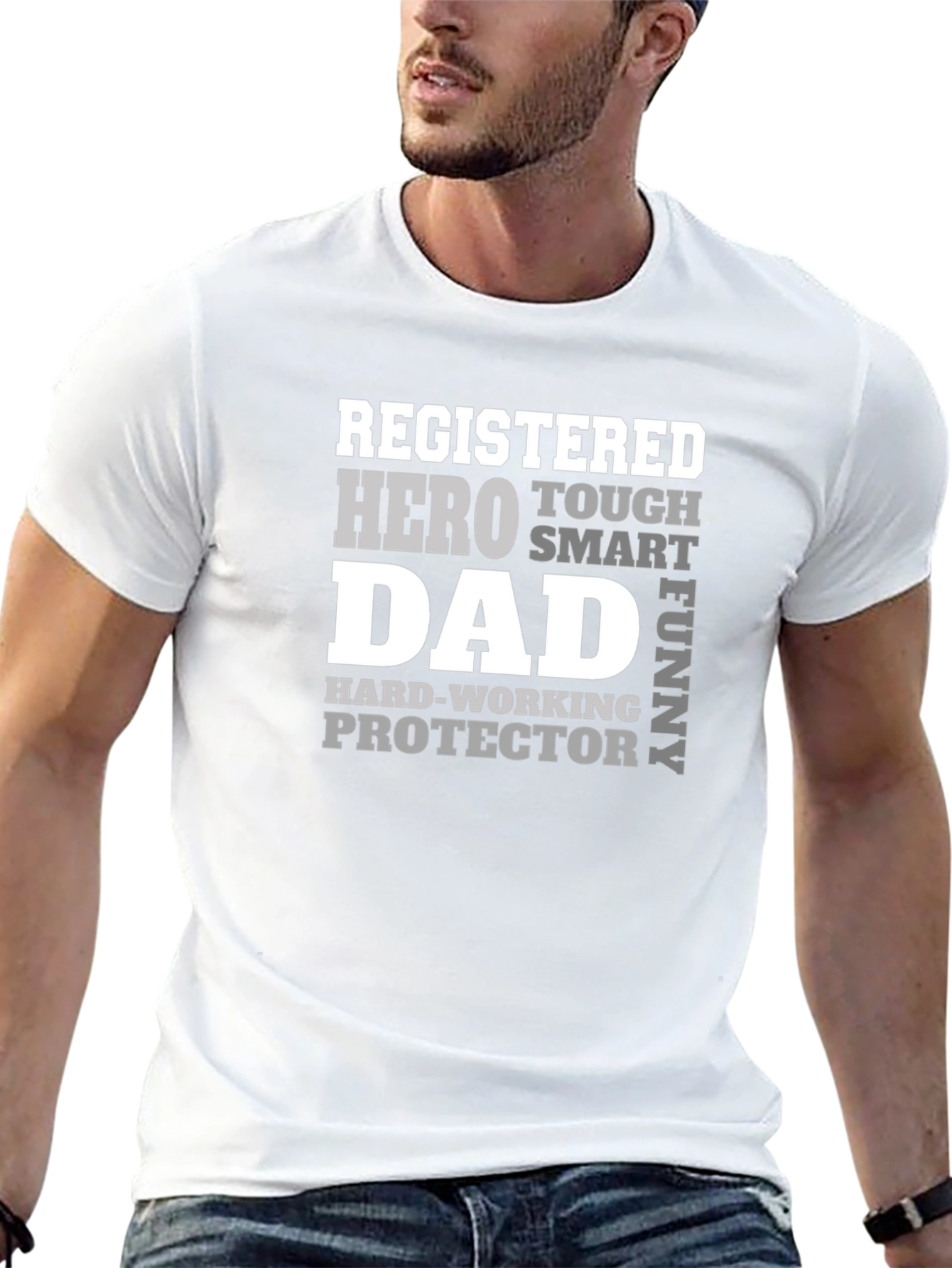Registered Hero Dad T-Shirt | Fathers Day Gift