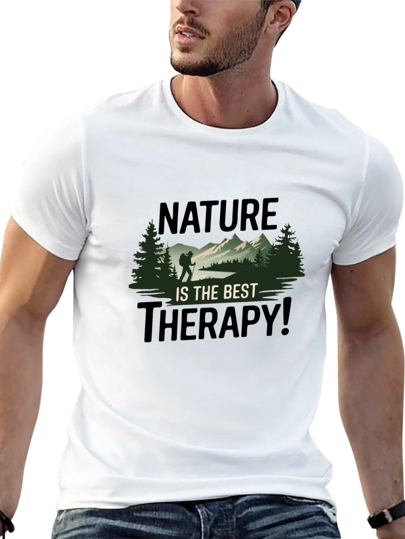 Nature Therapy Graphic T-Shirt - Adventure Ready!