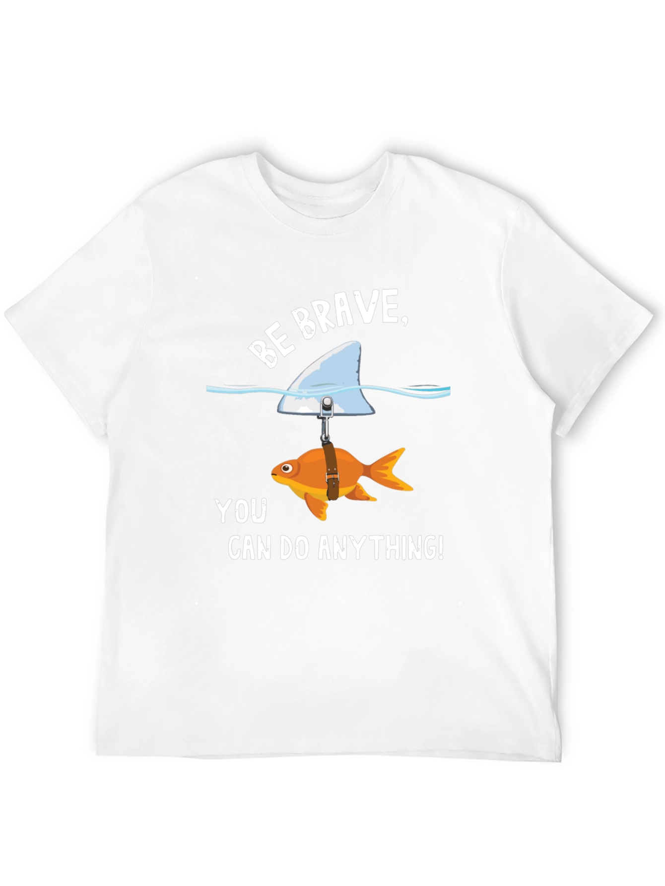 Be Brave Goldfish Shark Fin T-Shirt