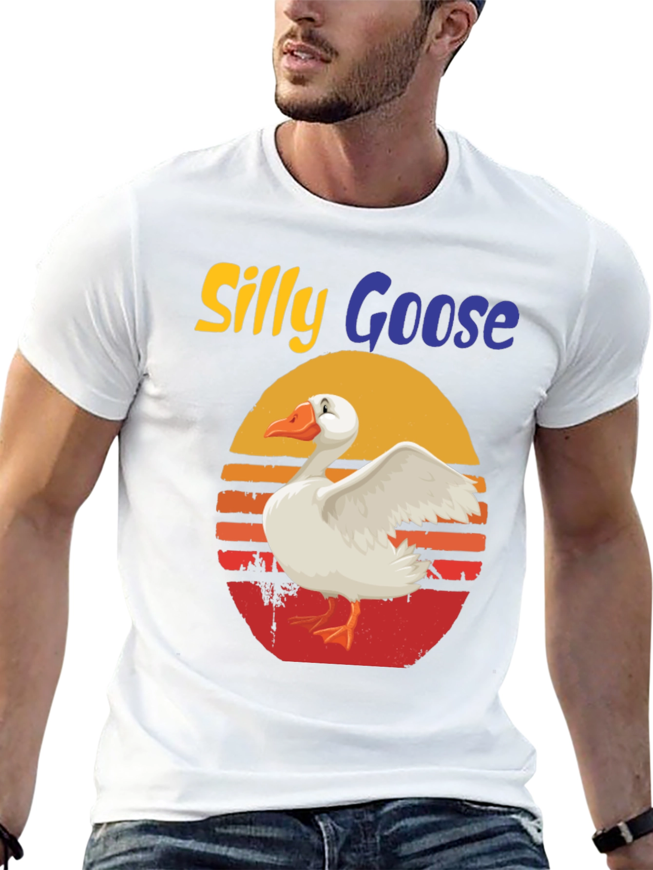 Silly Goose Retro Graphic T-Shirt