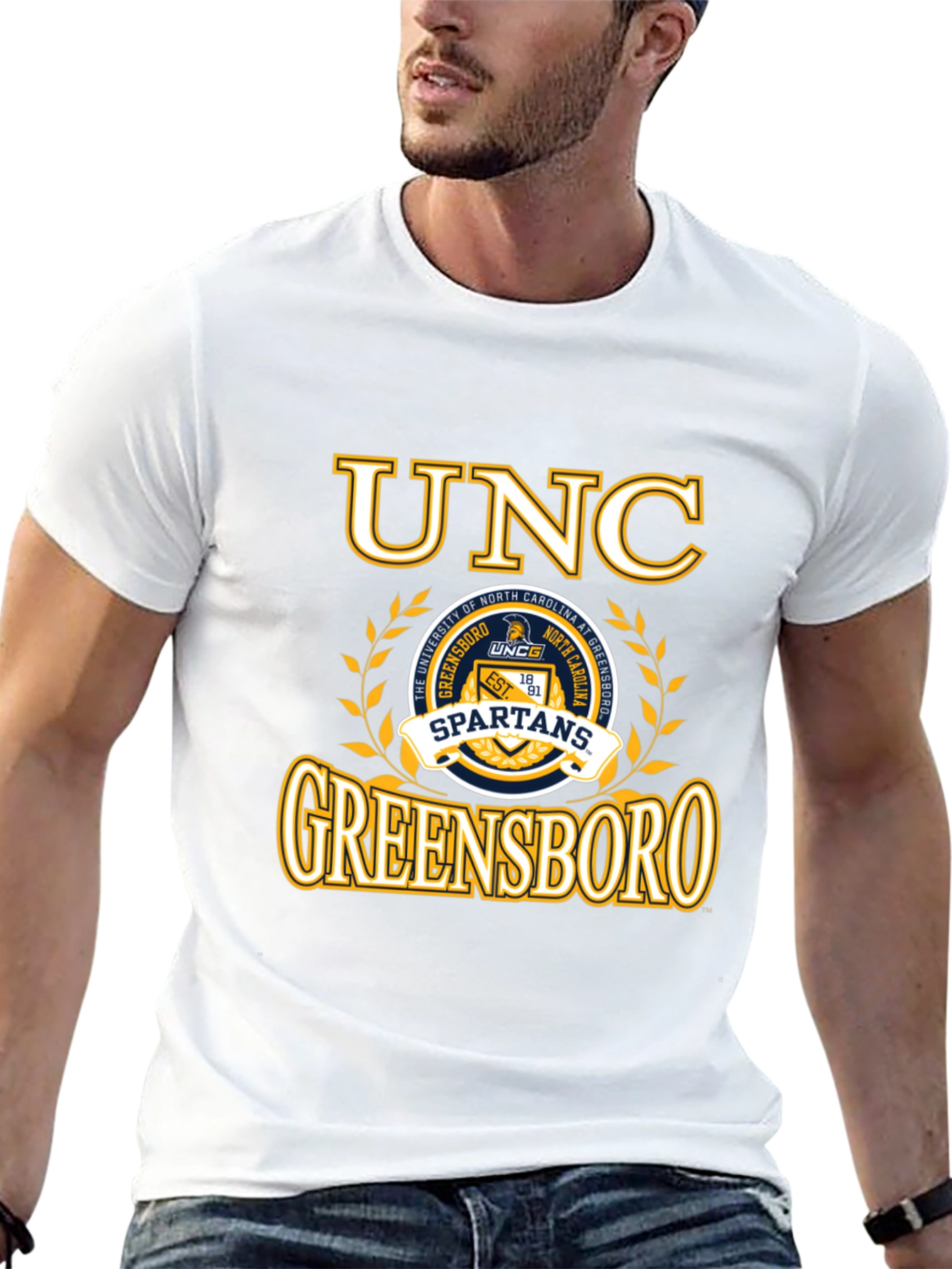 UNC Greensboro Spartans Black T-Shirt
