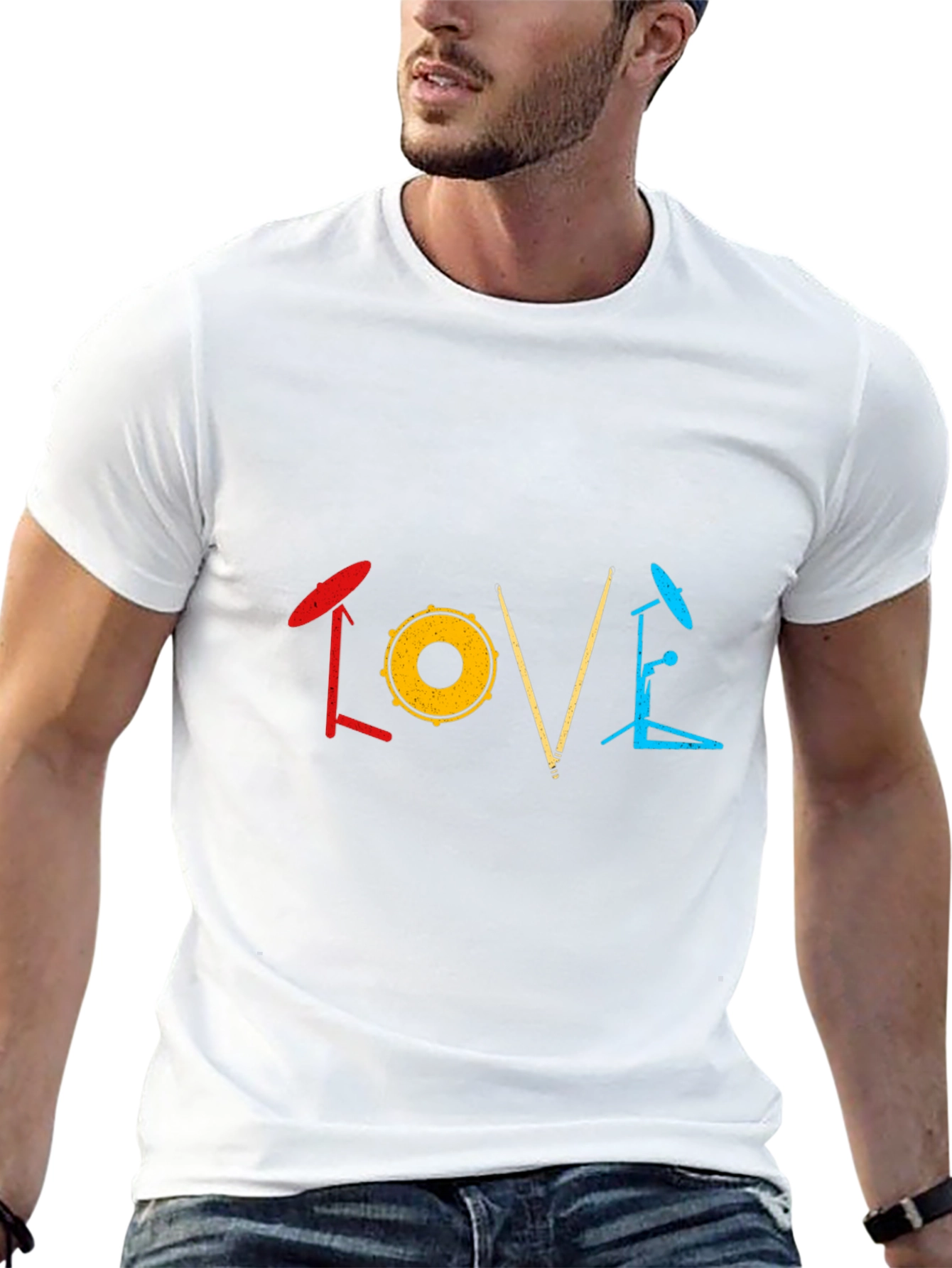 Drummer Love T-Shirt - Music Lover Tee