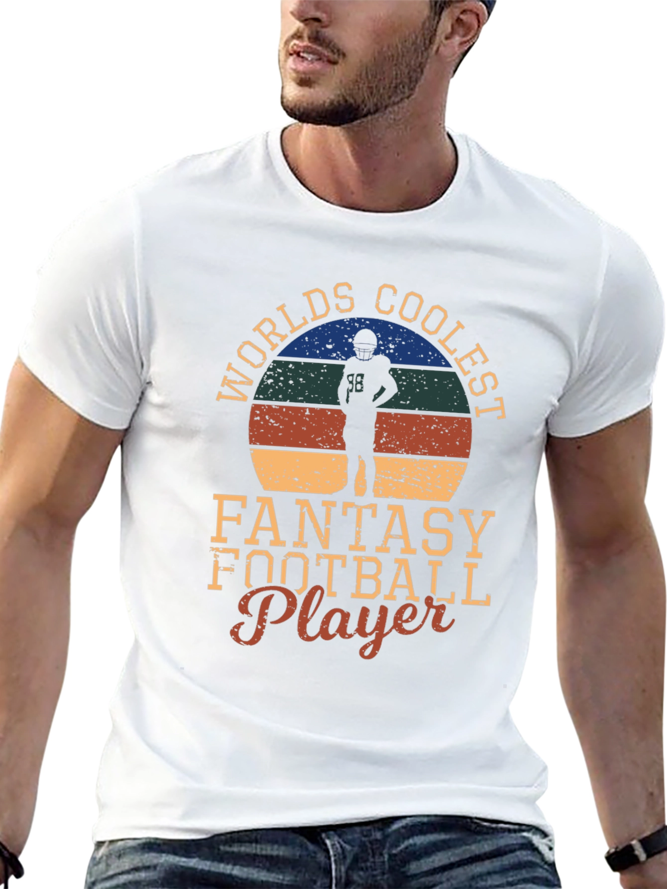 Coolest Fantasy Football Player T-Shirt