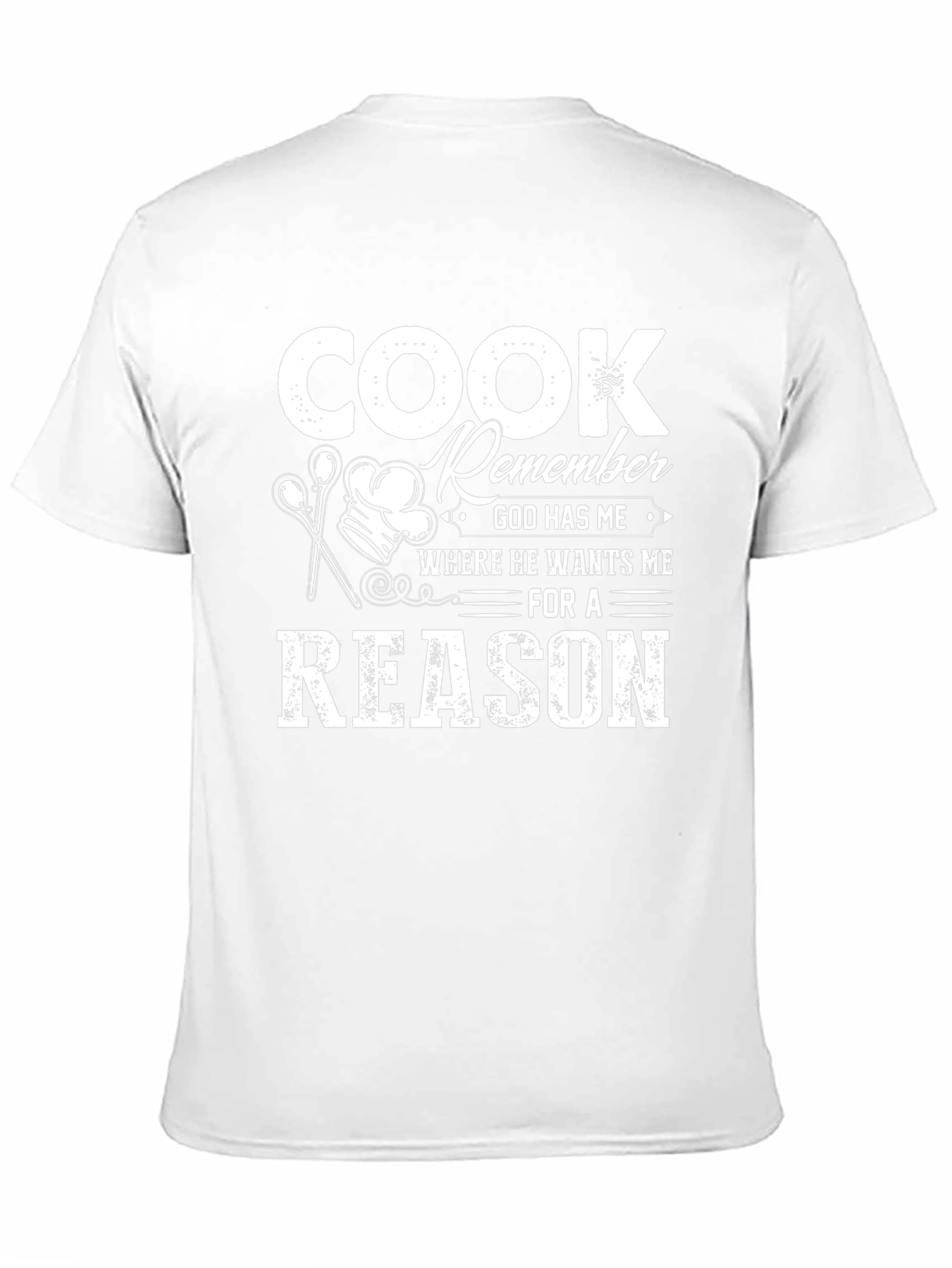 Cook Remember Reason Black Graphic Tee