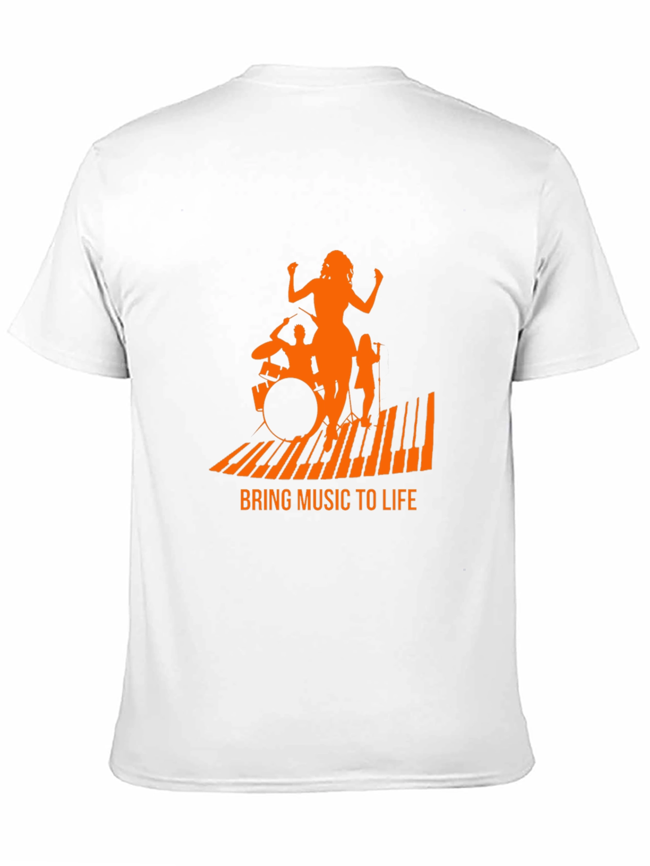 Music Band Graphic T-Shirt - Black