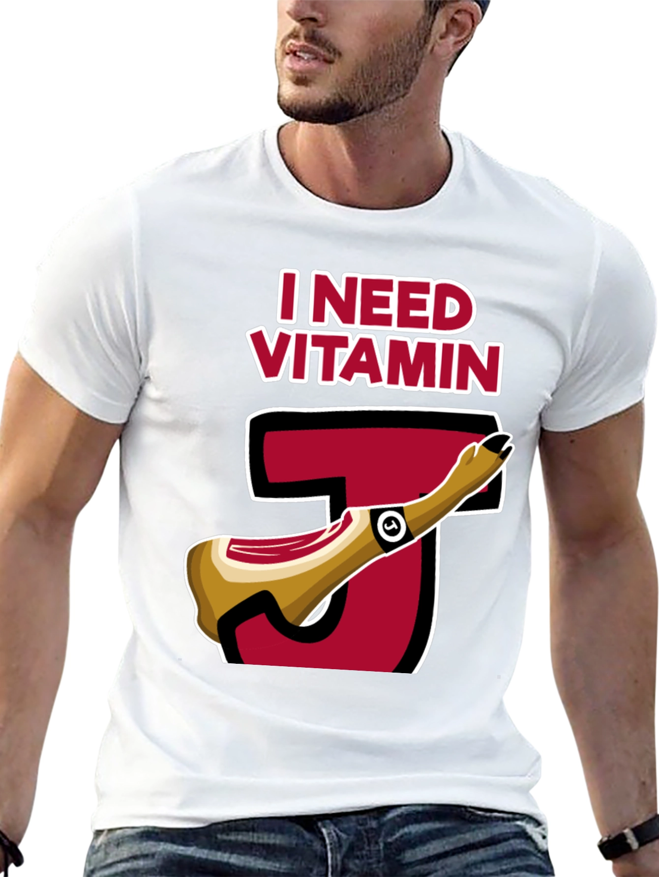 I Need Vitamin J T-Shirt - Funny Jerk Tee