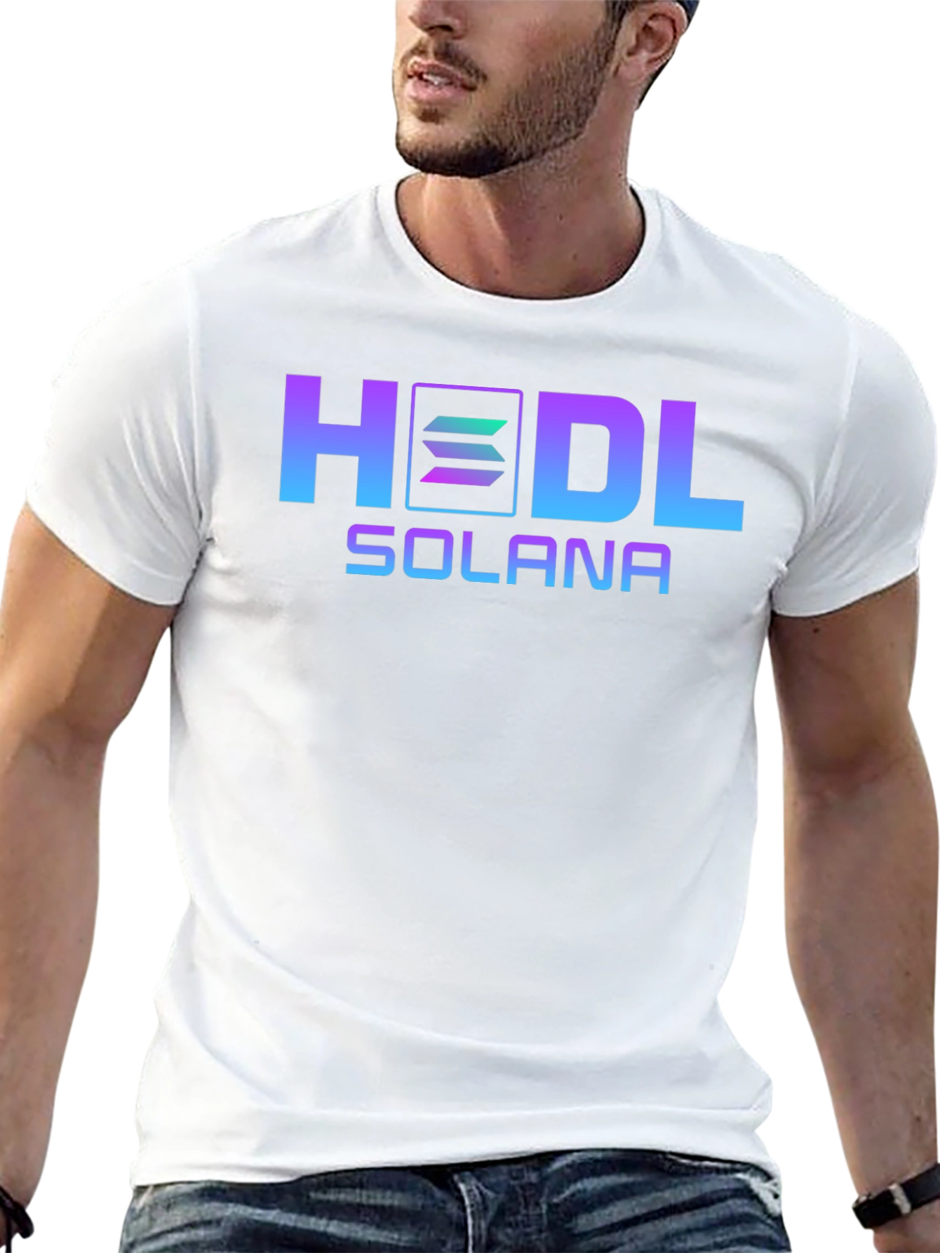 HODL Solana Crypto T-Shirt - Trendy Design