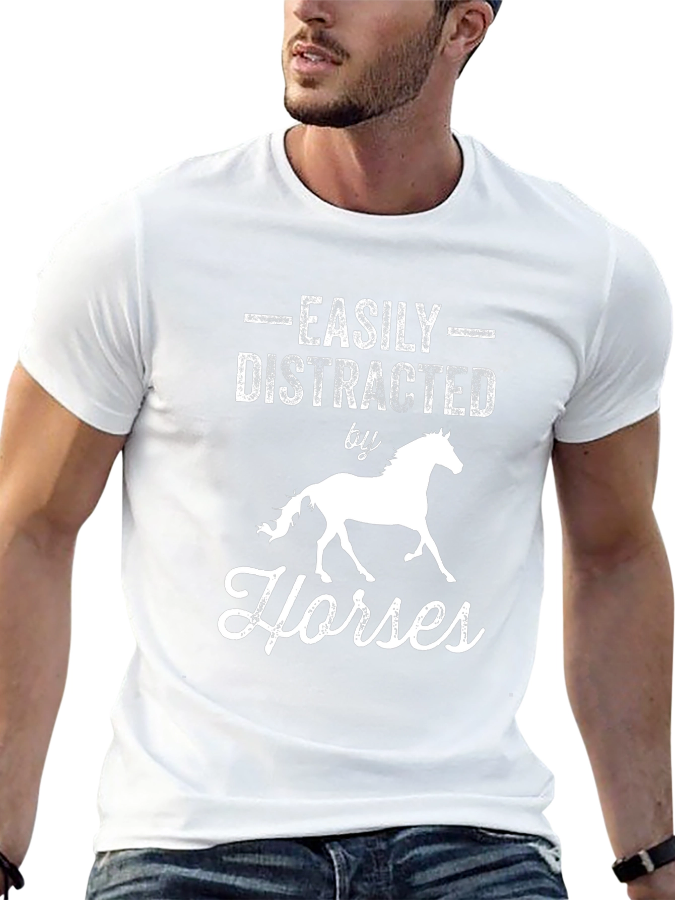Easily Distracted by Horses T-Shirt