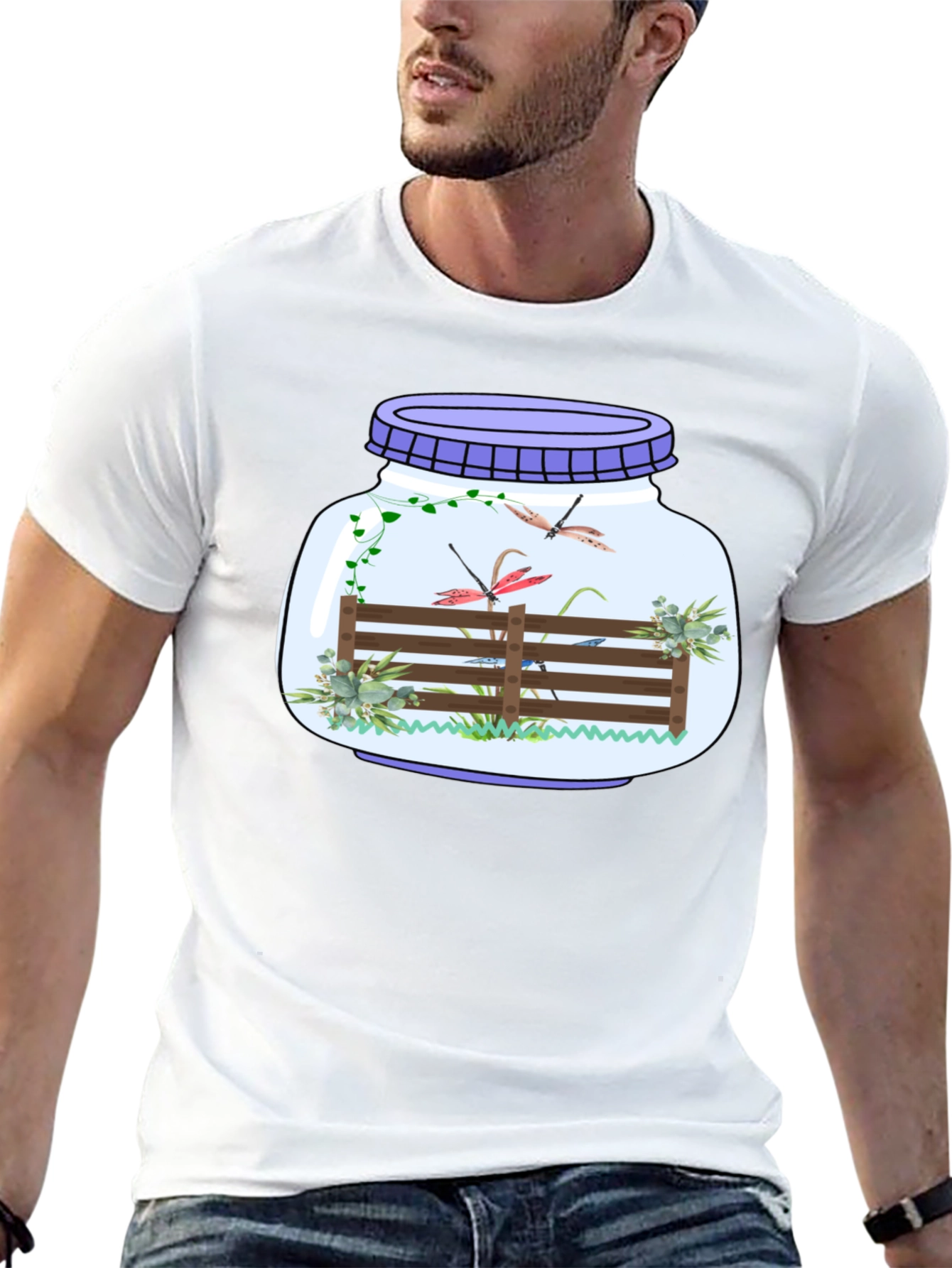 Dragonfly Terrarium Graphic Tee