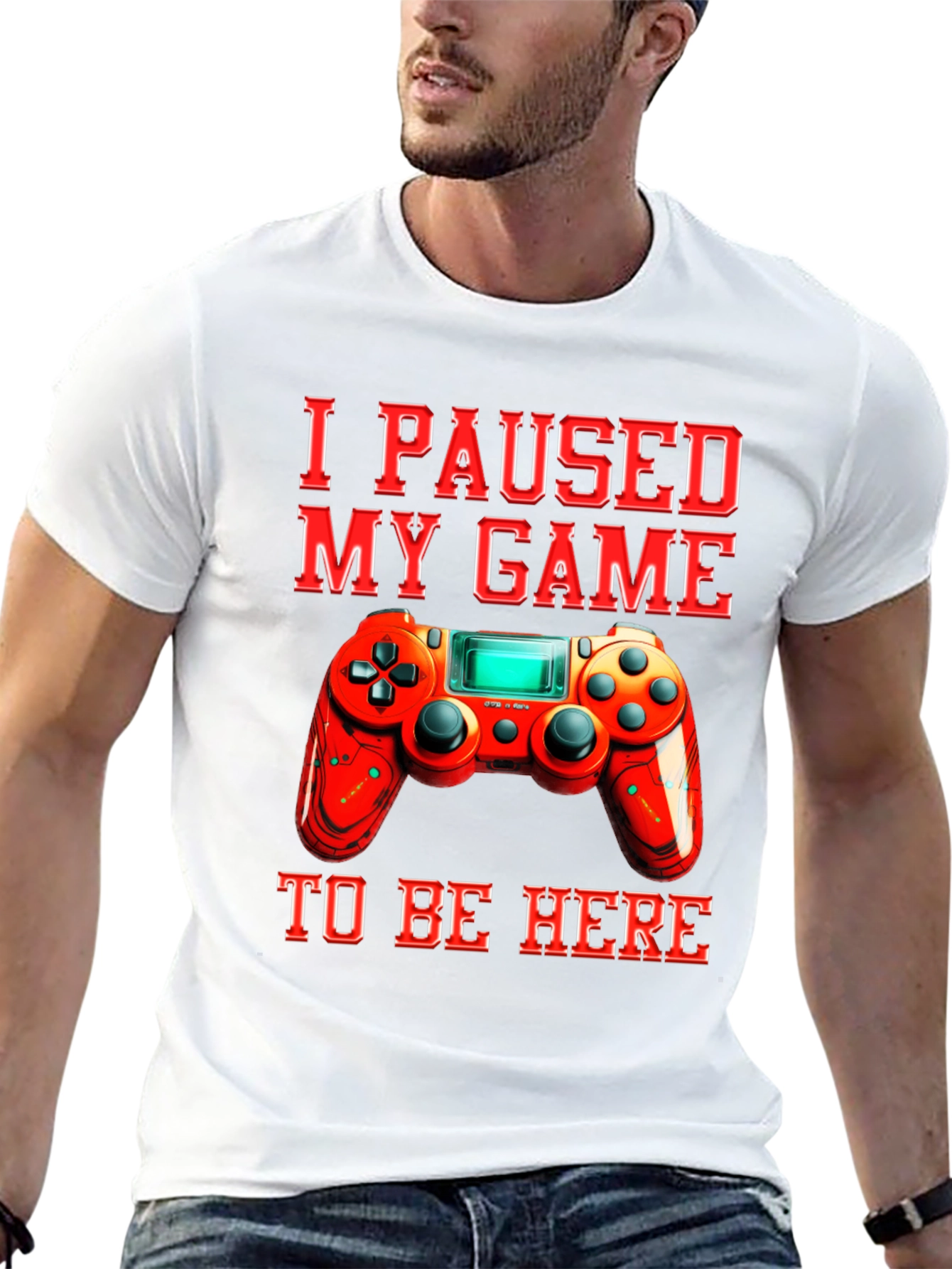 I Paused My Game to Be Here Graphic Tee